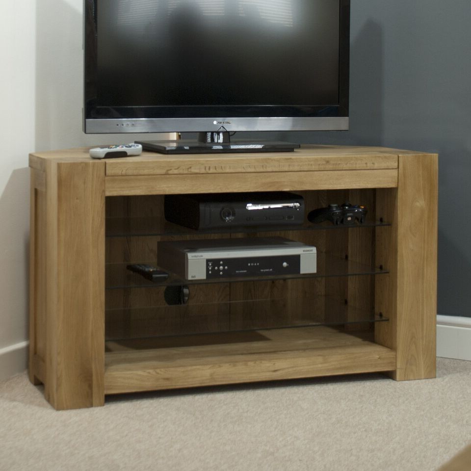 Oak Corner Tv Cabinets In Most Recently Released Homestyle Trend Oak Corner Tv Unit From The Bed Station (Photo 8 of 20)