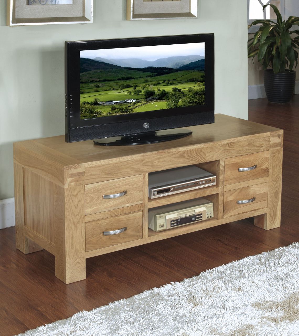 Oak Tv Stands With Glass Doors In Most Current Simple Tv Stand Plans Rustic Wood Entertainment Center How To Build (View 17 of 20)
