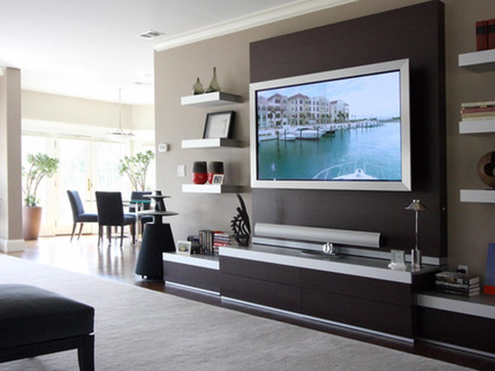 Decorating Living Room With Flat Screen Tv