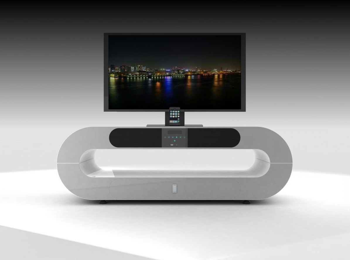 Opod Tv Stand White Regarding Fashionable White Contemporary Tv Stand — All Contemporary Design : All (View 9 of 20)