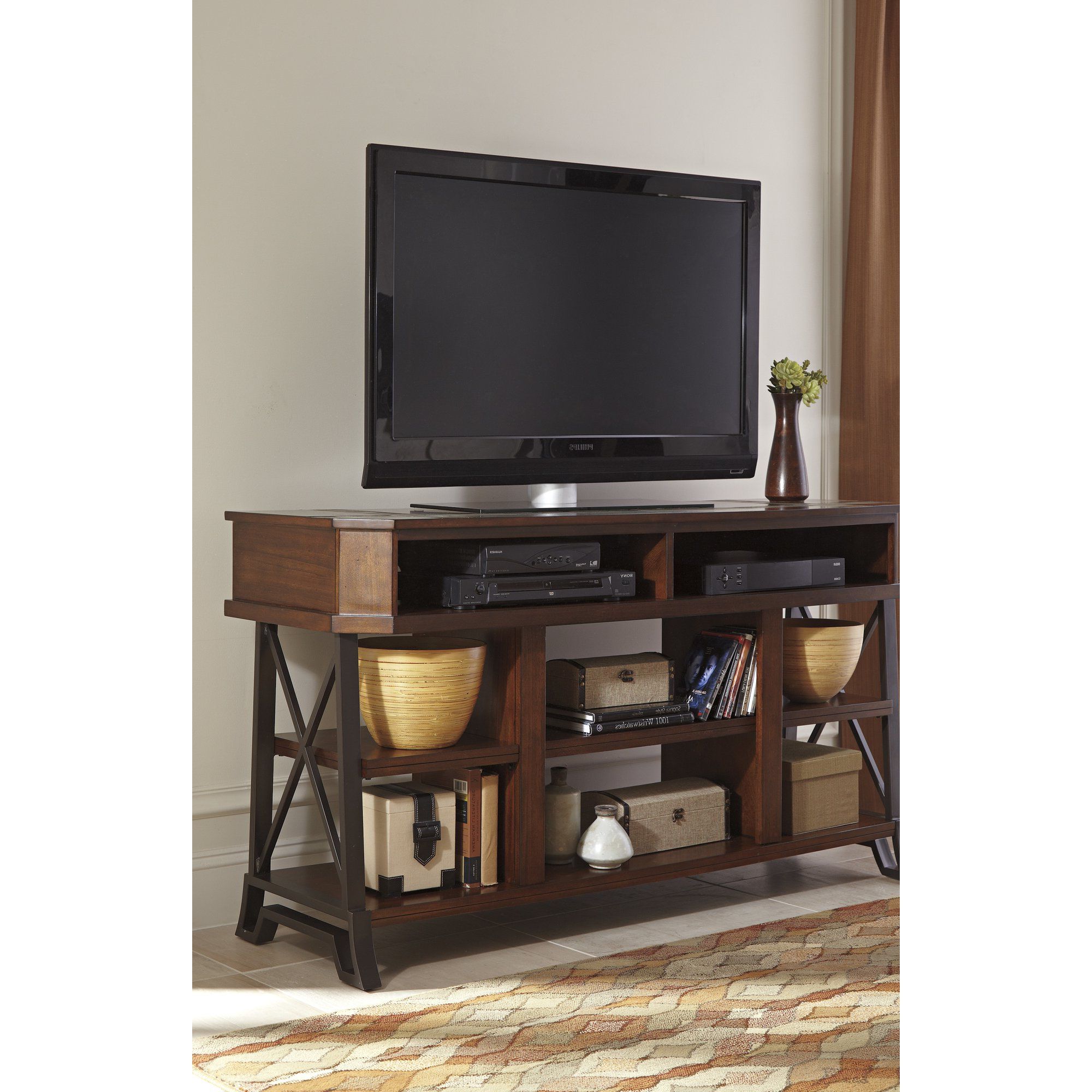 Orange Tv Stands In Newest Loon Peak Bluestone Tv Stand Gage Entertainment Center Area Rugs (View 15 of 20)