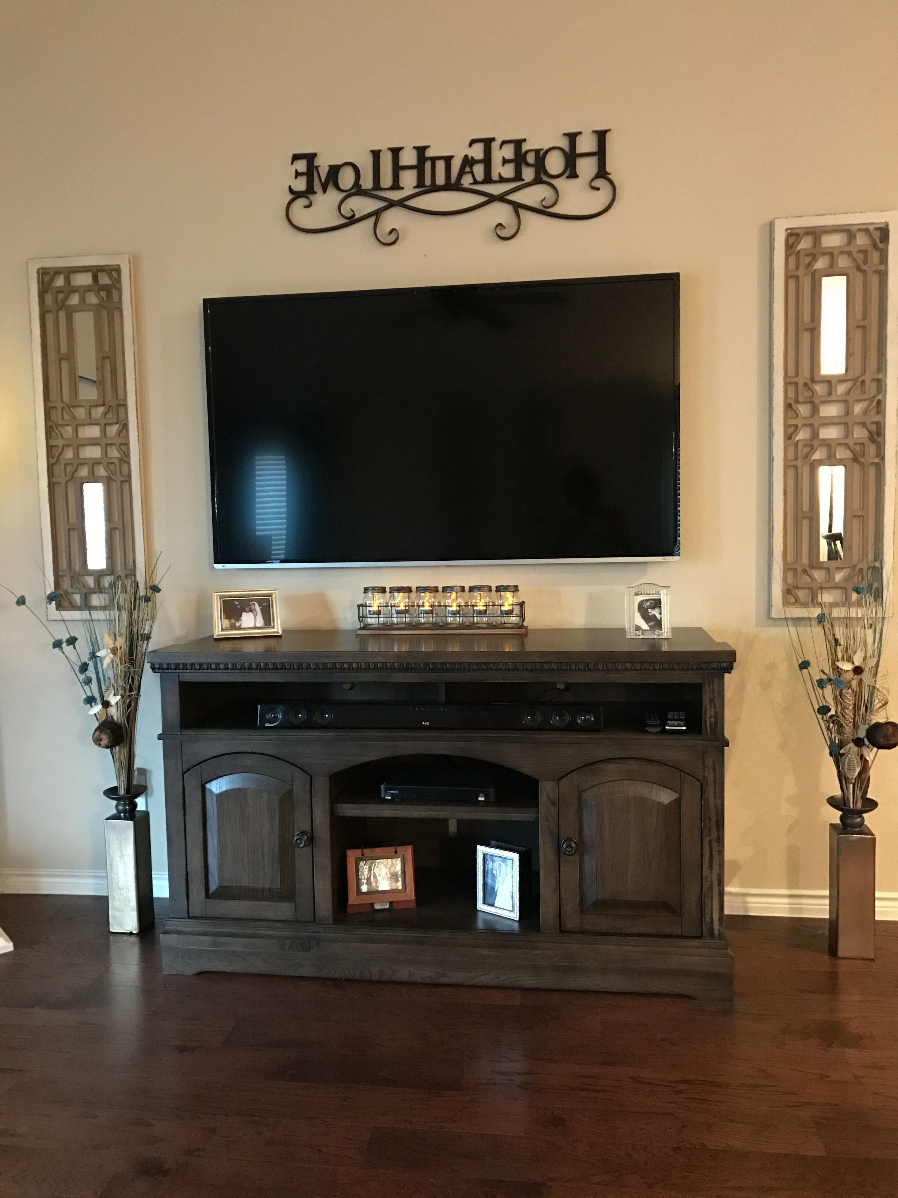 Our Space Throughout Preferred Cream Color Tv Stands (View 13 of 20)