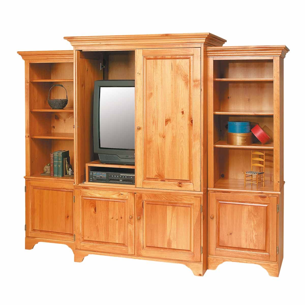 Pine Tv Stands Intended For Favorite Shaker Unfinished Pine Tv Stands Entertainment Center Solid Natural Pi (Photo 5 of 20)