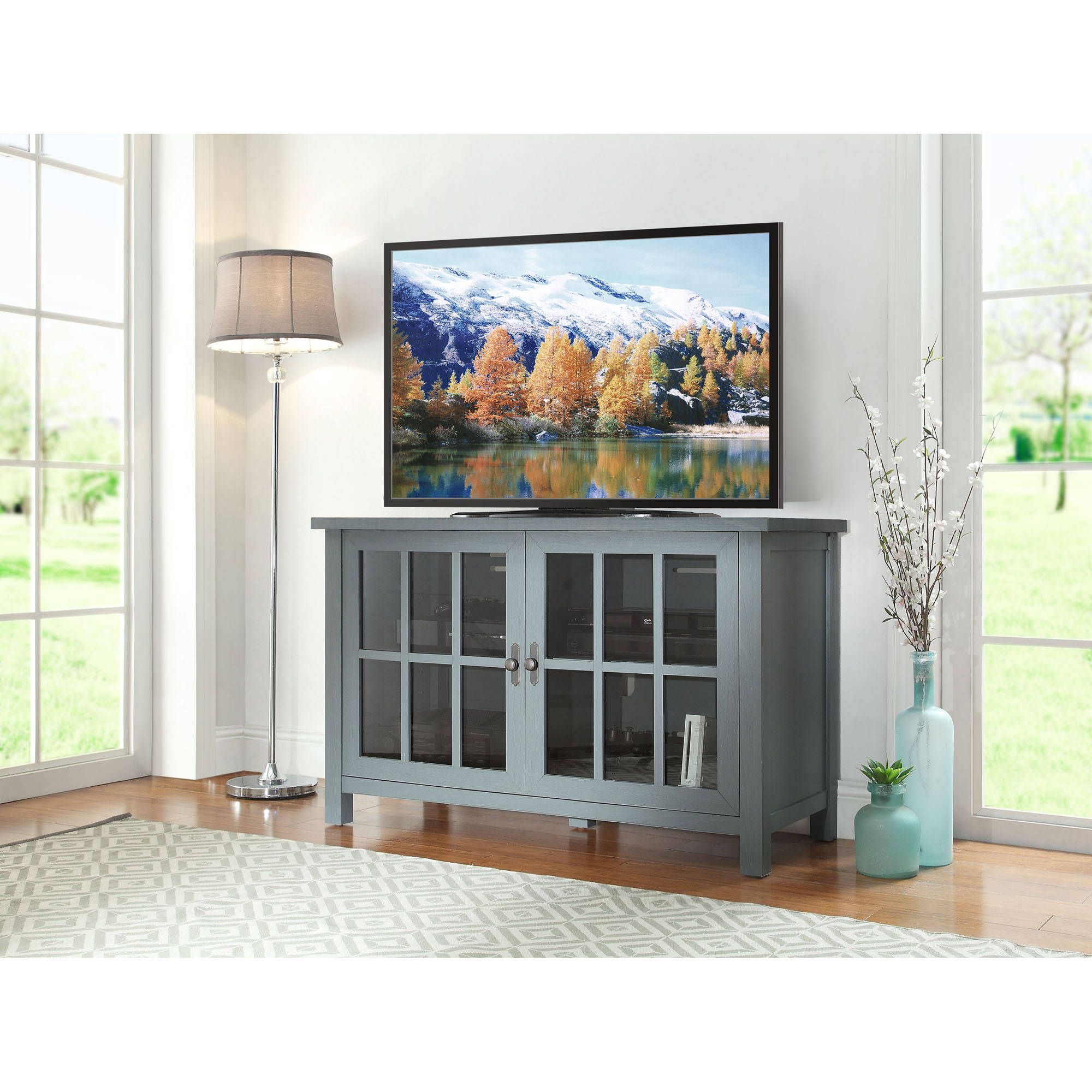 Popular Better Homes And Gardens Oxford Square Tv Stand And Console For Tvs Inside Square Tv Stands (View 10 of 20)
