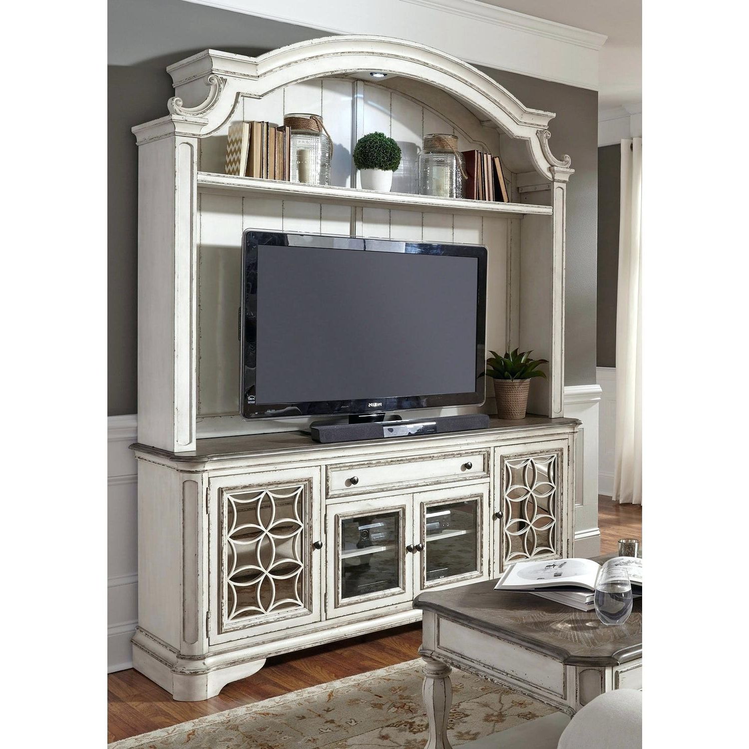 Popular French Country Tv Stands Pertaining To White Country Tv Stand Arts And Crafts Stand White French Country Tv (Photo 13 of 20)