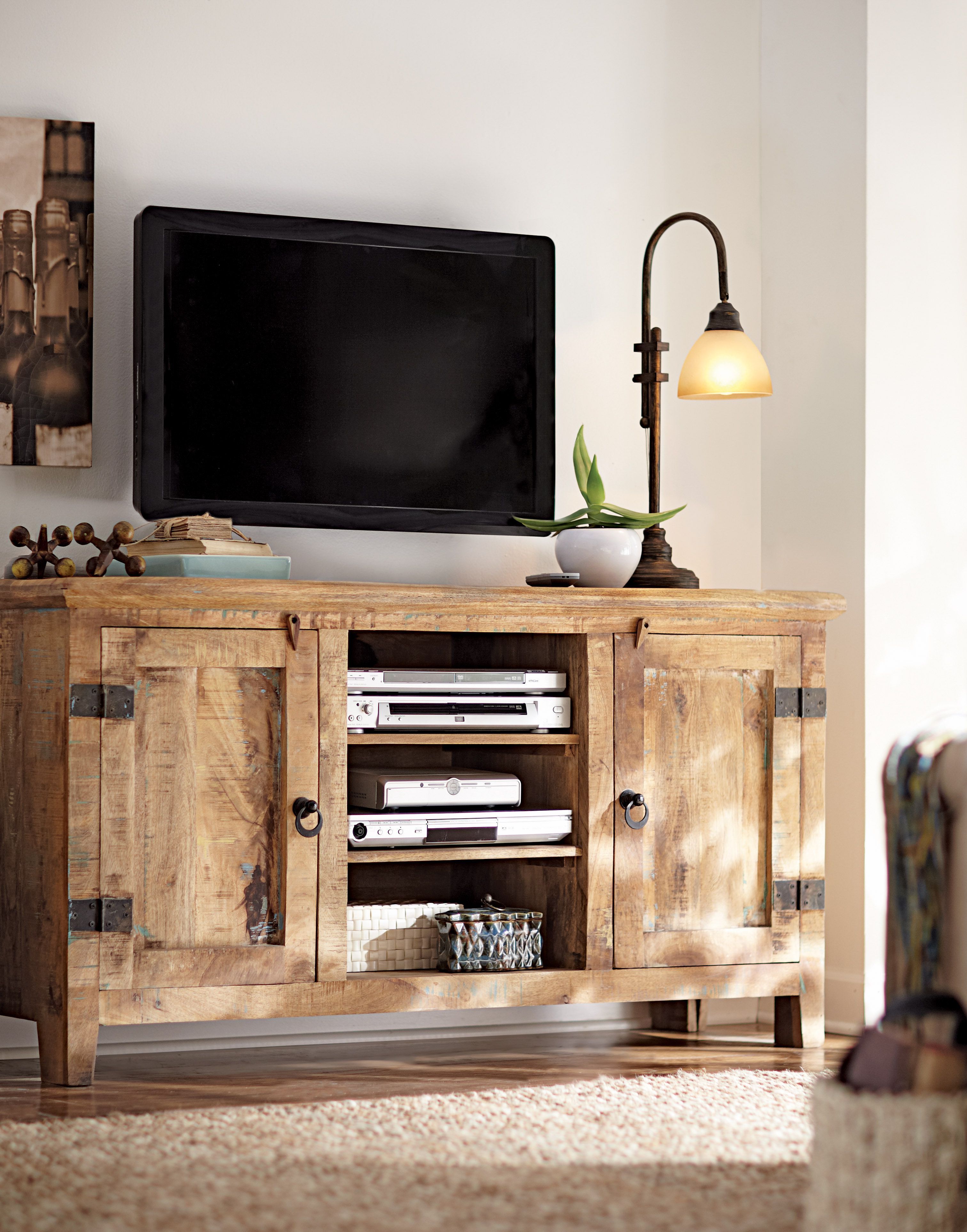 Popular Got To Love A Weathered Mango Wood Tv Stand (View 13 of 20)