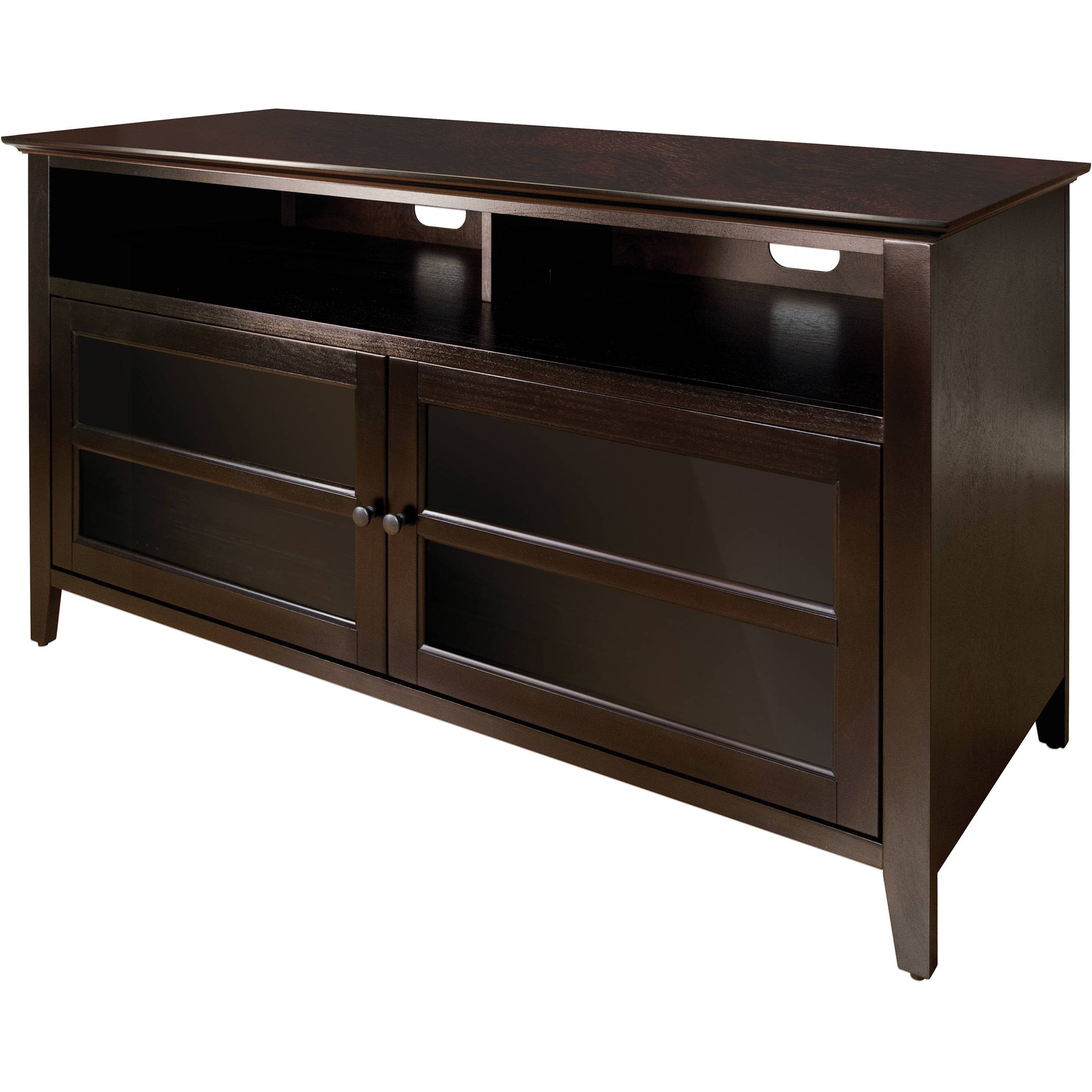 Preferred Bell'o Wavs99144 Tv Stand And Audio/video Cabinet Wavs99144 B&h In Dark Tv Stands (Photo 19 of 20)
