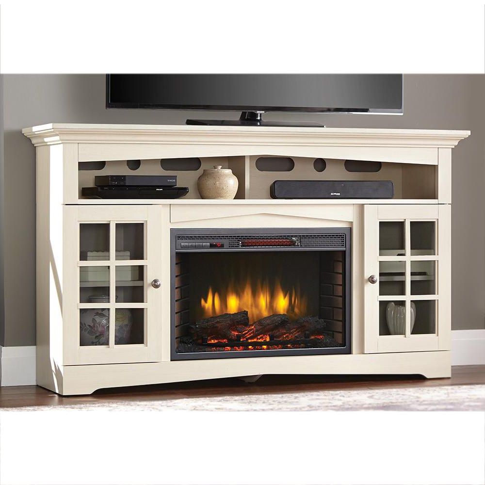 Preferred Dixon White 65 Inch Tv Stands Intended For Home Decorators Collection Avondale Grove 59 In (View 6 of 20)
