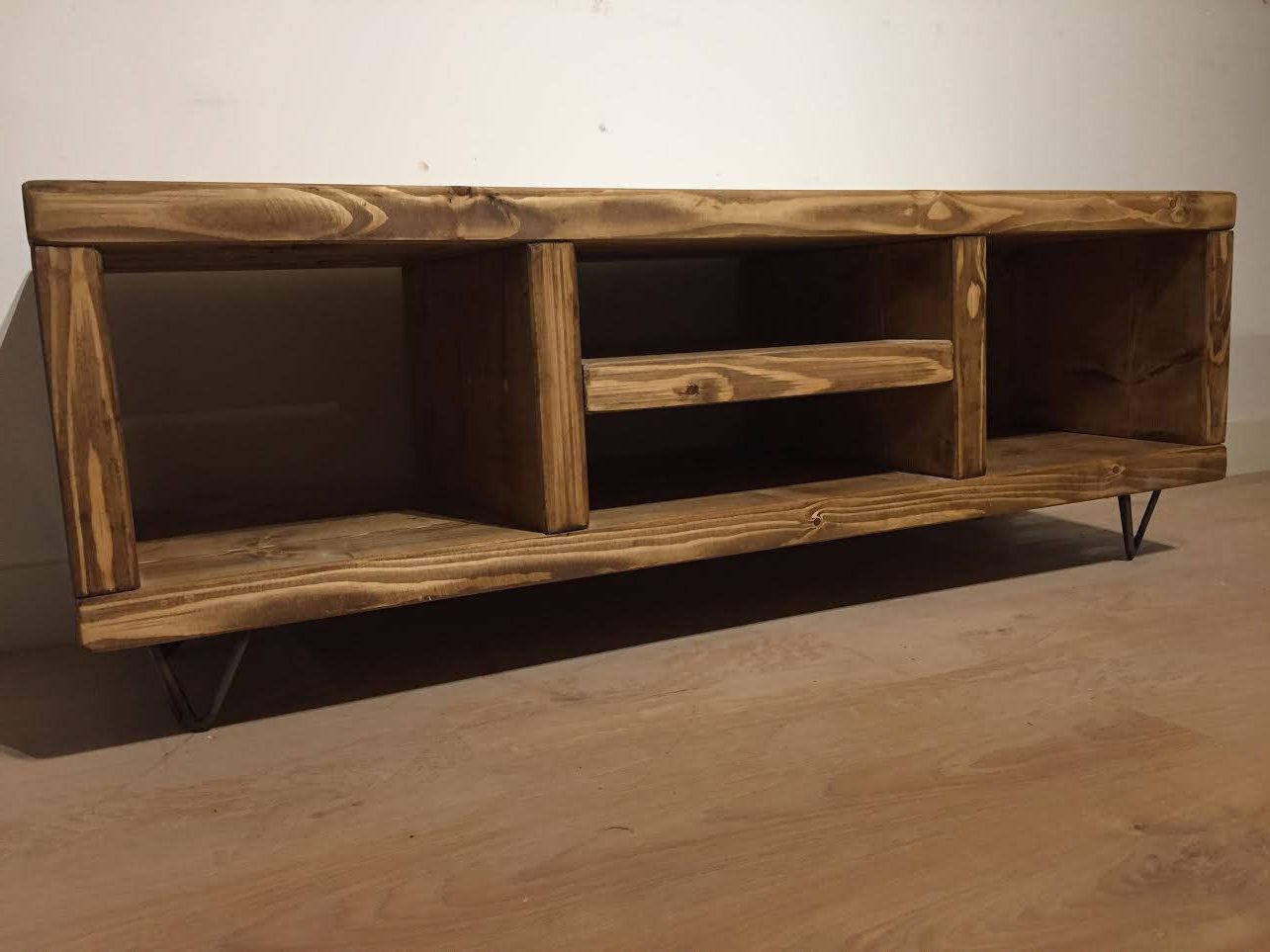 Preferred New Pine Tv Cabinet With Hairpin Legs – Newco Interiors – Bespoke In Solid Pine Tv Cabinets (View 15 of 20)