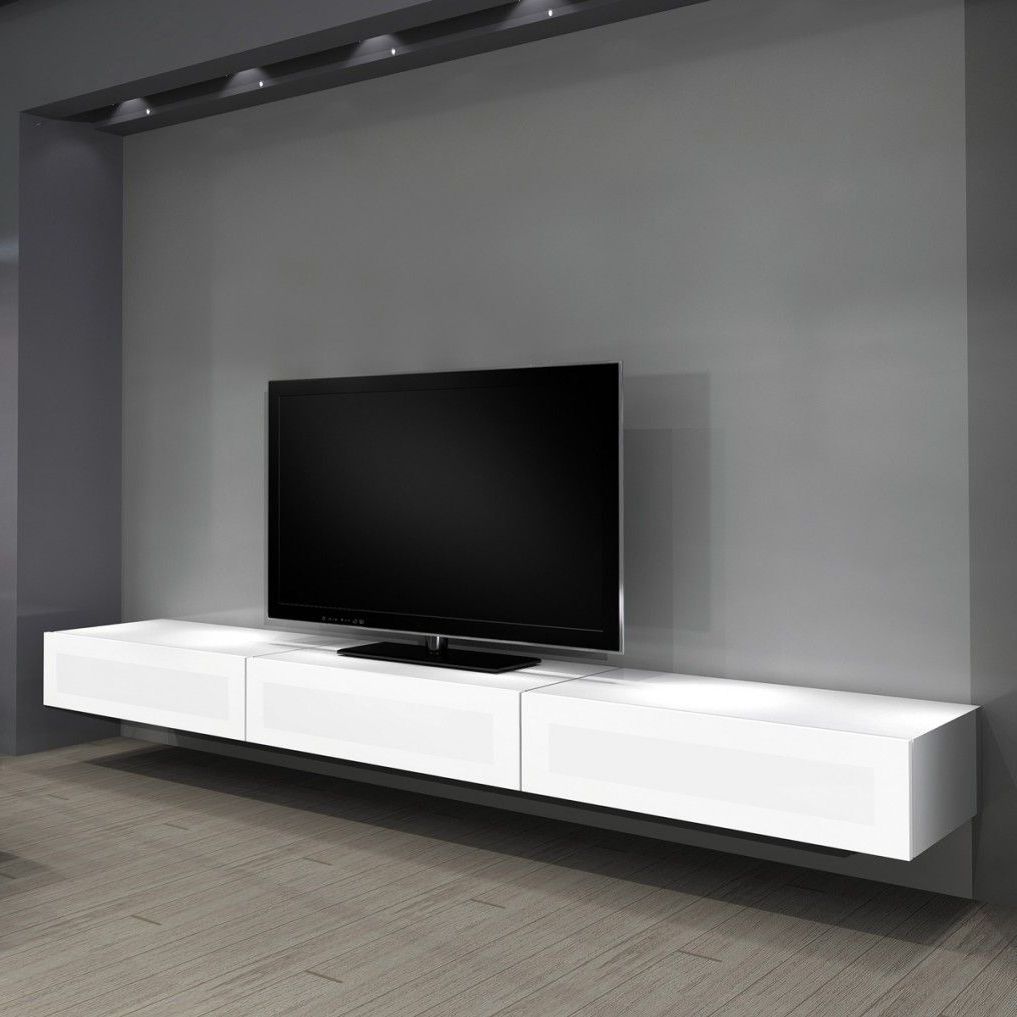 Recent Cabinet: Nice Rectangular Whtie Floating Tv Stand And Gray Area Rugs With Rectangular Tv Stands (Photo 2 of 20)