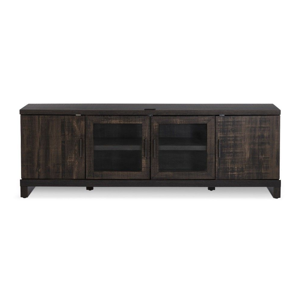 Recent Pine Wood Tv Stands In 65 Tv Stand Weathered Pine (green) – Threshold (Photo 9 of 20)