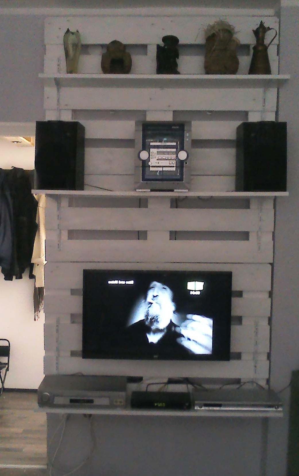 Recycled Pallets Ideas With Kilian Black 60 Inch Tv Stands (Photo 6 of 20)