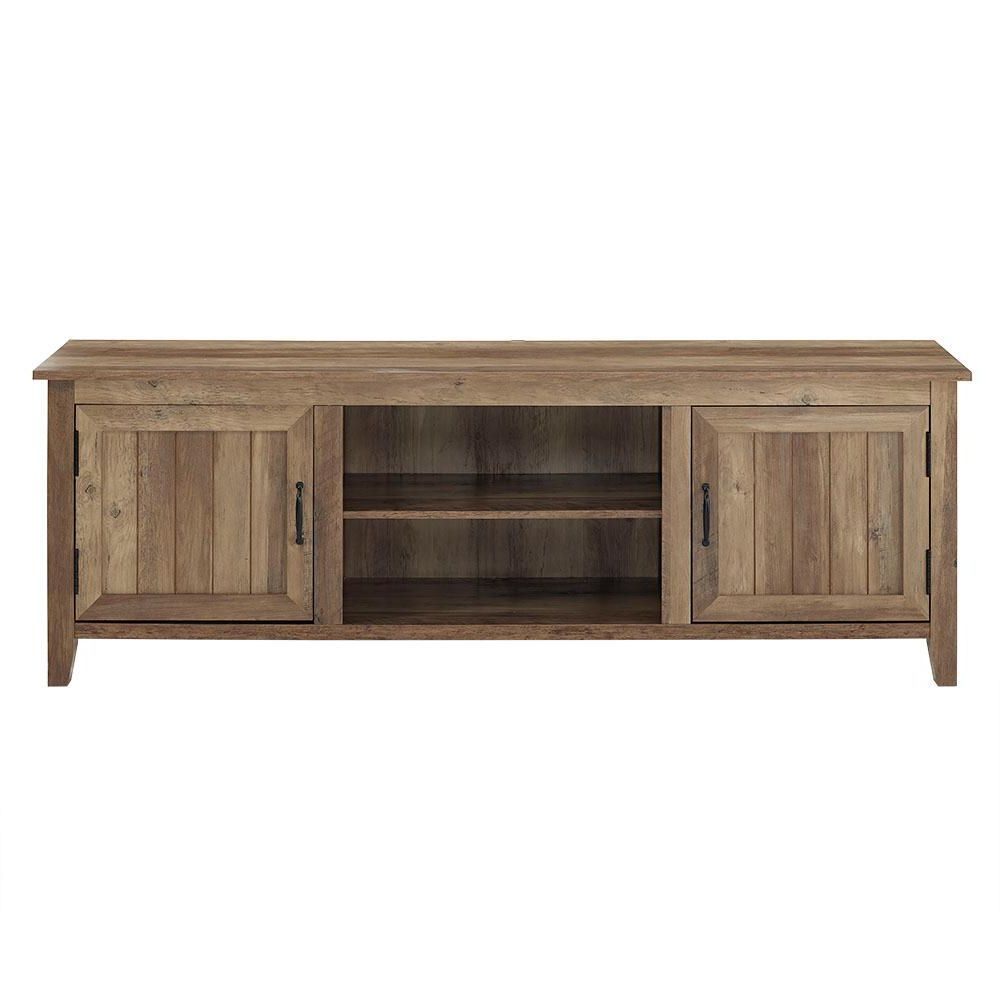 Rustic Looking Tv Stands Inside Widely Used Walker Edison 70 In (View 11 of 20)