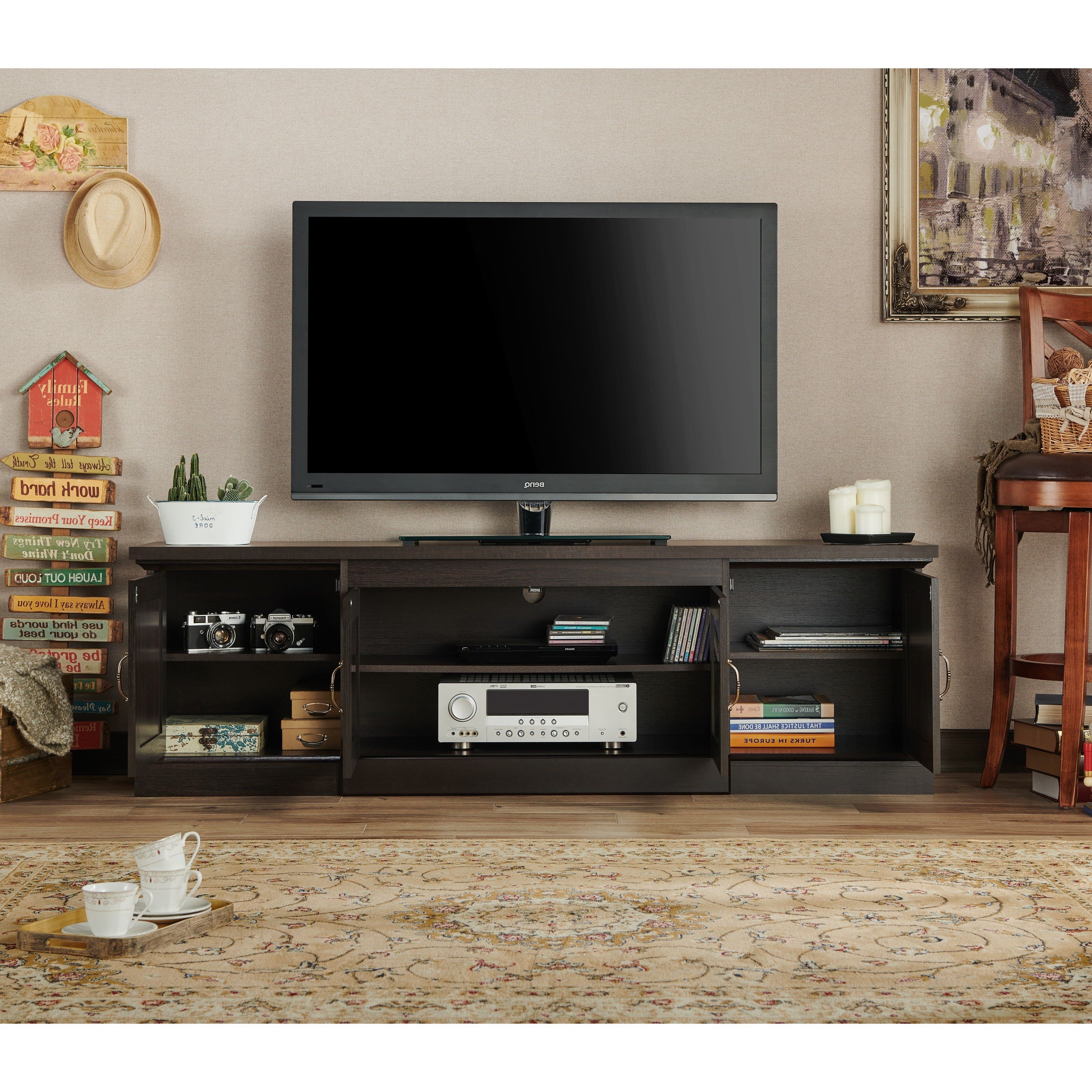 Shop Furniture Of America Walder 68 Inch Tv Stand – On Sale – Free Intended For Recent Cast Iron Tv Stands (Photo 18 of 20)