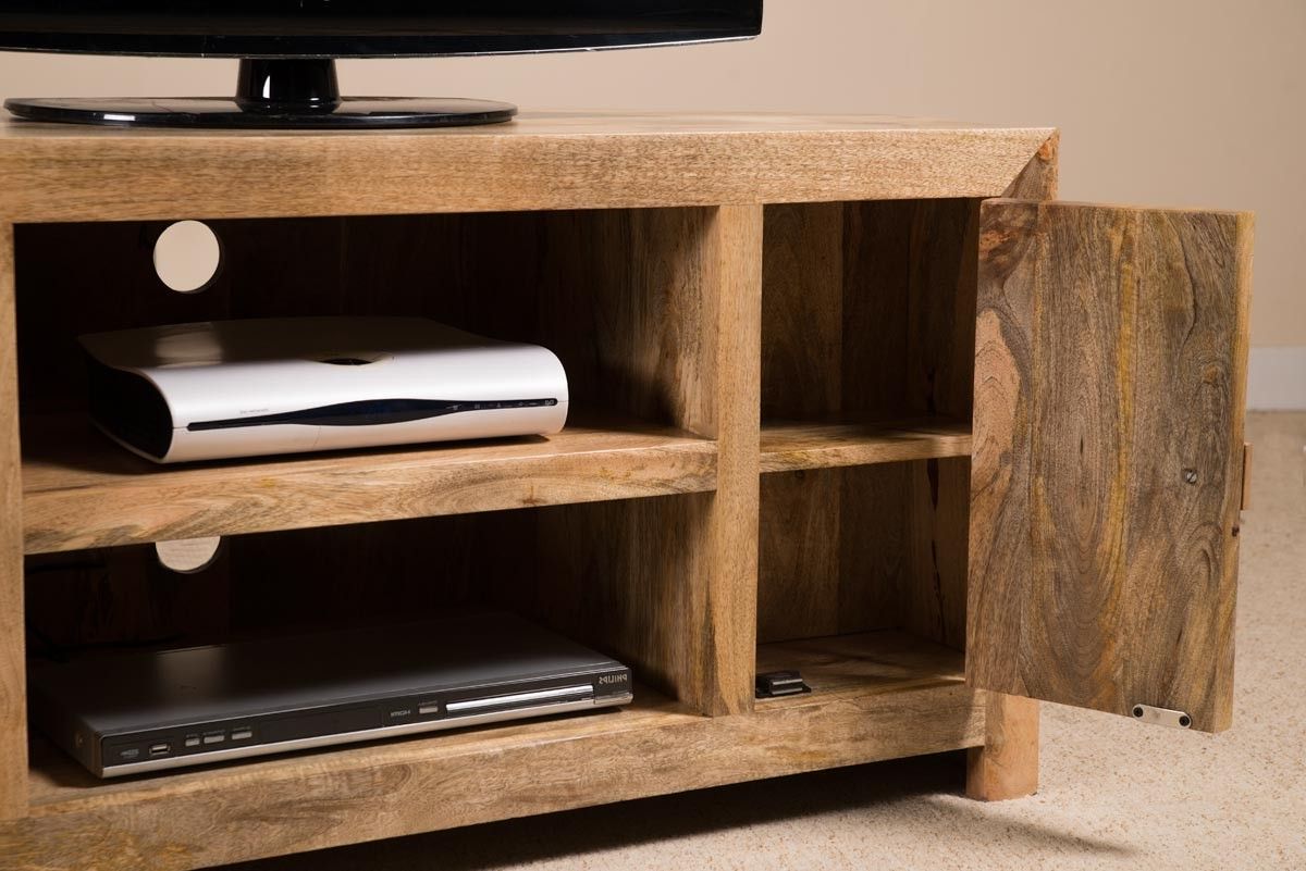 Solid Wood Corner Tv Cabinet – Large (Photo 15 of 20)