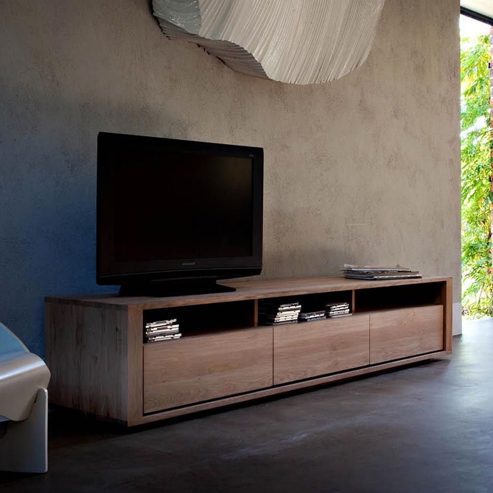 Solid Wood Furniture – Low Down With Regard To Low Oak Tv Stands (Photo 18 of 20)
