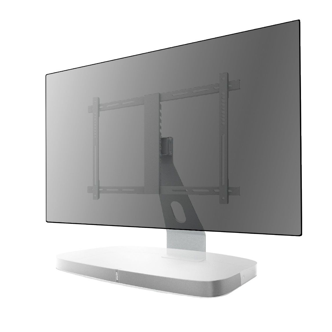 Sonos Tv Stands Regarding Trendy Tv Stand For Sonos Playbase White – Tv Stands (View 12 of 20)