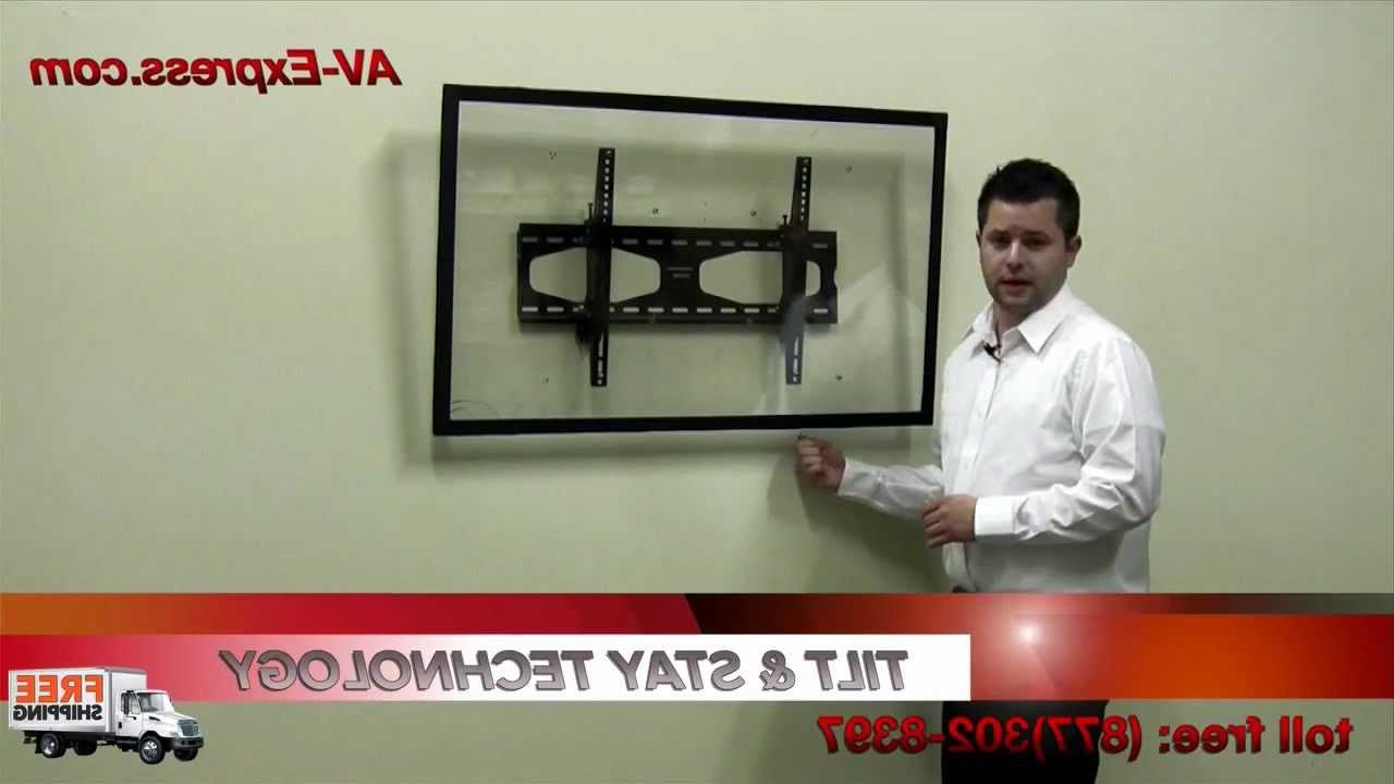 Tilting Tv Wall Mount With Tilt N Stay Technology 32 60 " Tv's In Most Recent Tilted Wall Mount For Tv (View 8 of 20)
