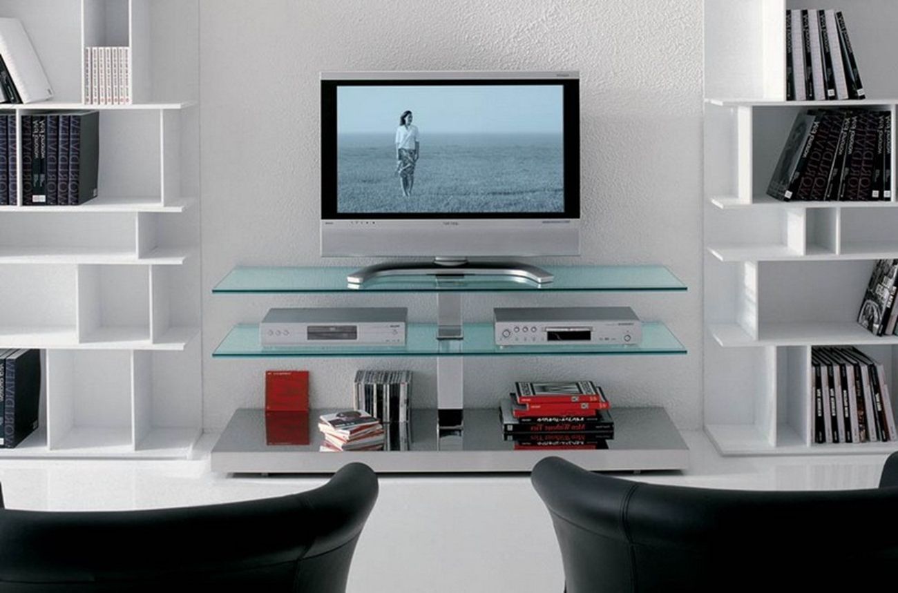 Trendy Ideal Design Living Room Tv Stands Tvstandsentertainmentfurniture Intended For Floating Glass Tv Stands (View 1 of 20)