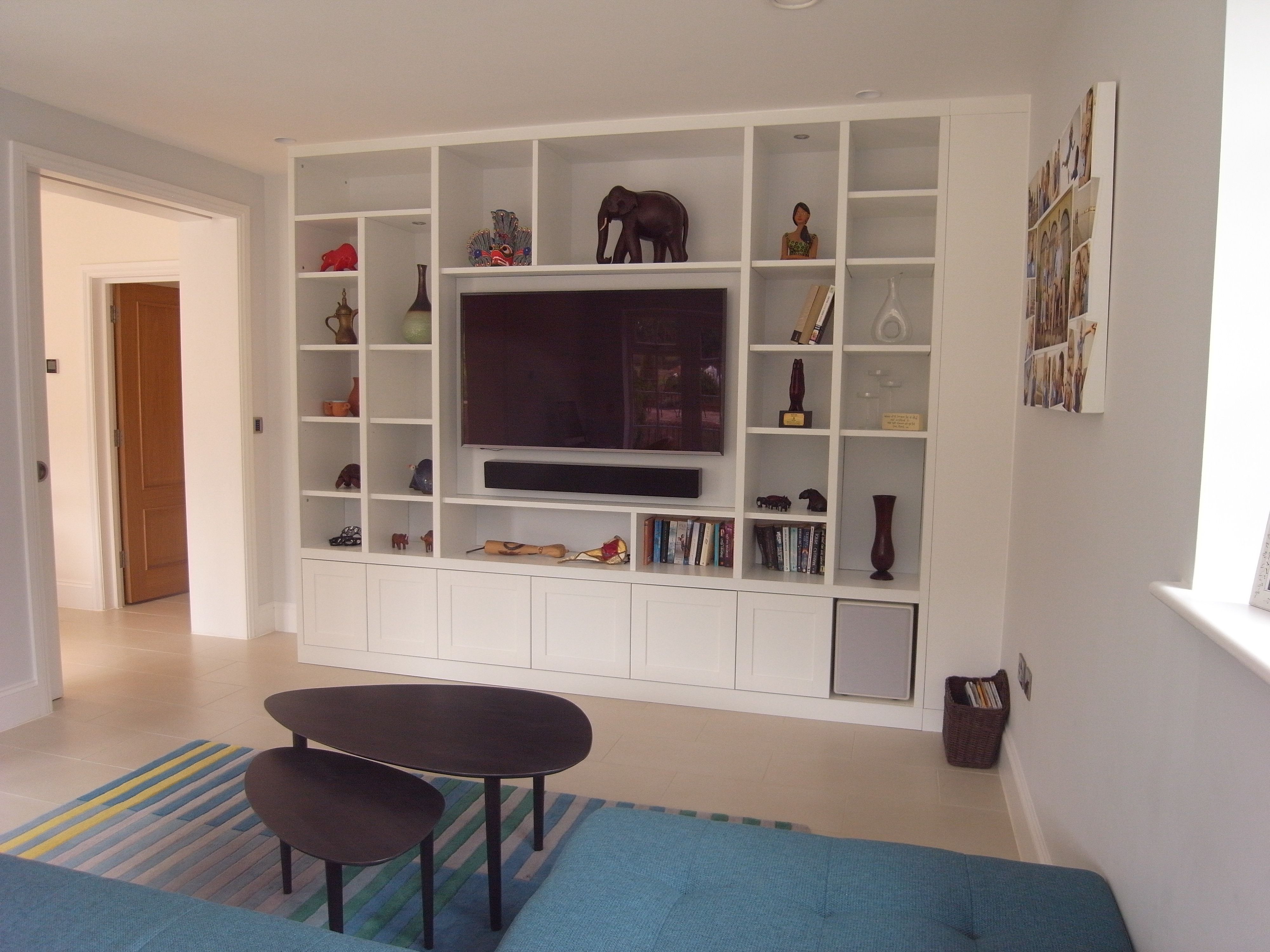 Tv And Display Cabinet With Storage Made For A Property In Sevenoaks In Current Tv Display Cabinets (Photo 1 of 20)