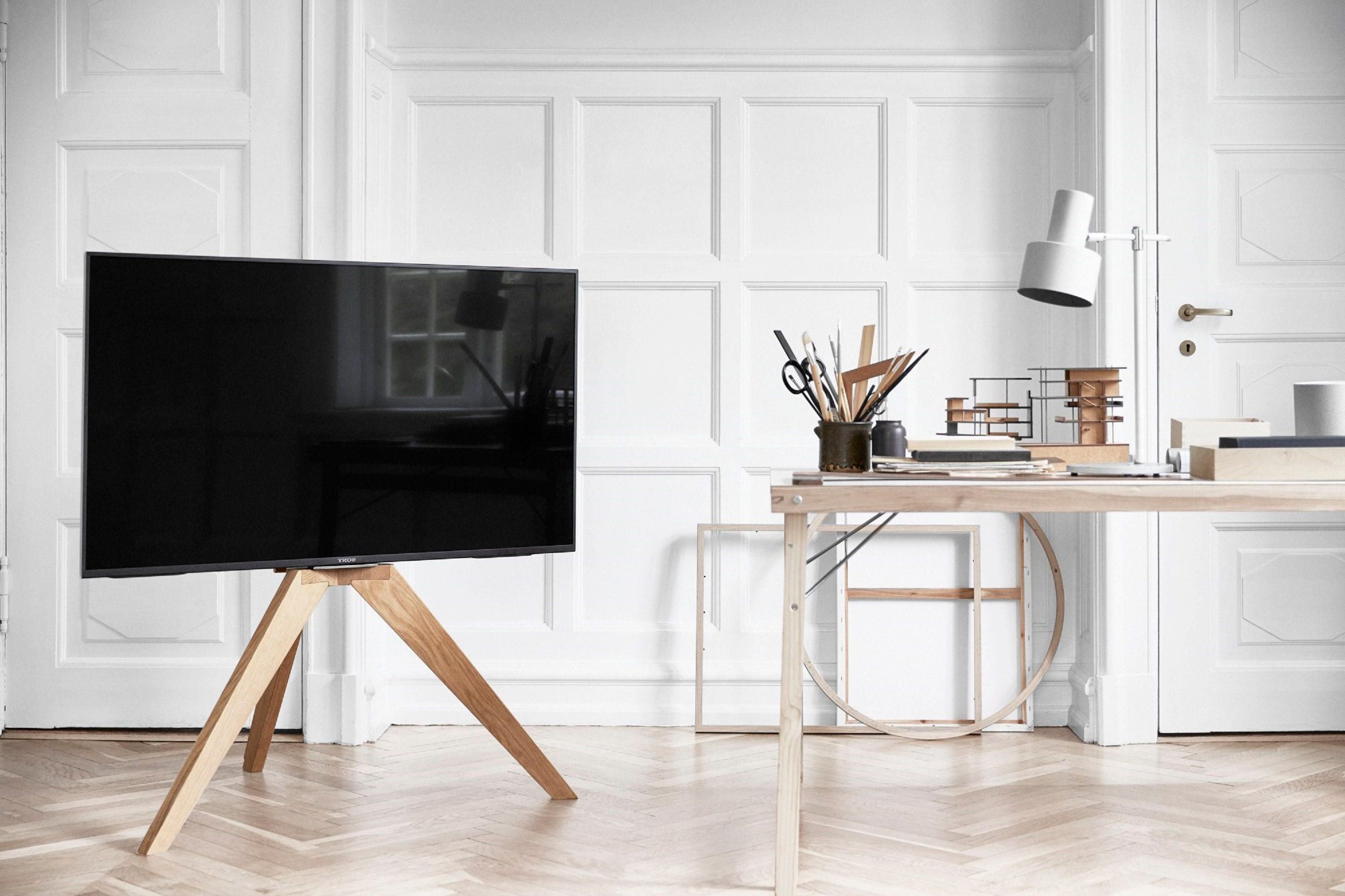 Tv Floor Stand – Designer Multimedia Standsmalte Kidde For Within Fashionable Wood Tv Floor Stands (View 17 of 20)