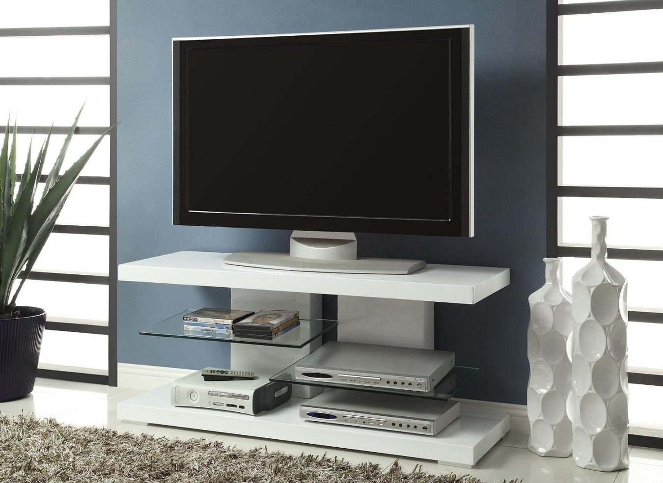 20 Collection of White Tv Stands For Flat Screens