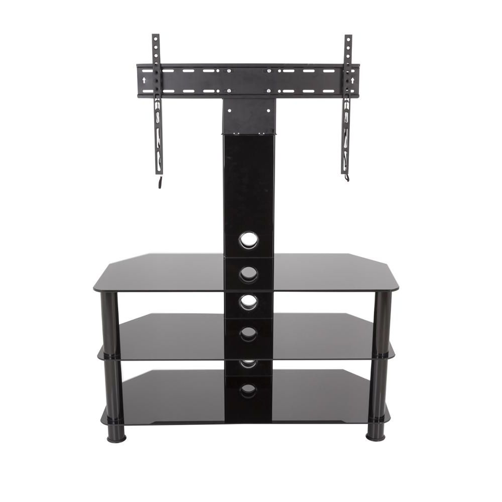 Tv Stands With Mount Pertaining To Trendy Avf Sdcl900bb A Stand With Tv Mount For Tvs Up To 65 In (View 8 of 20)