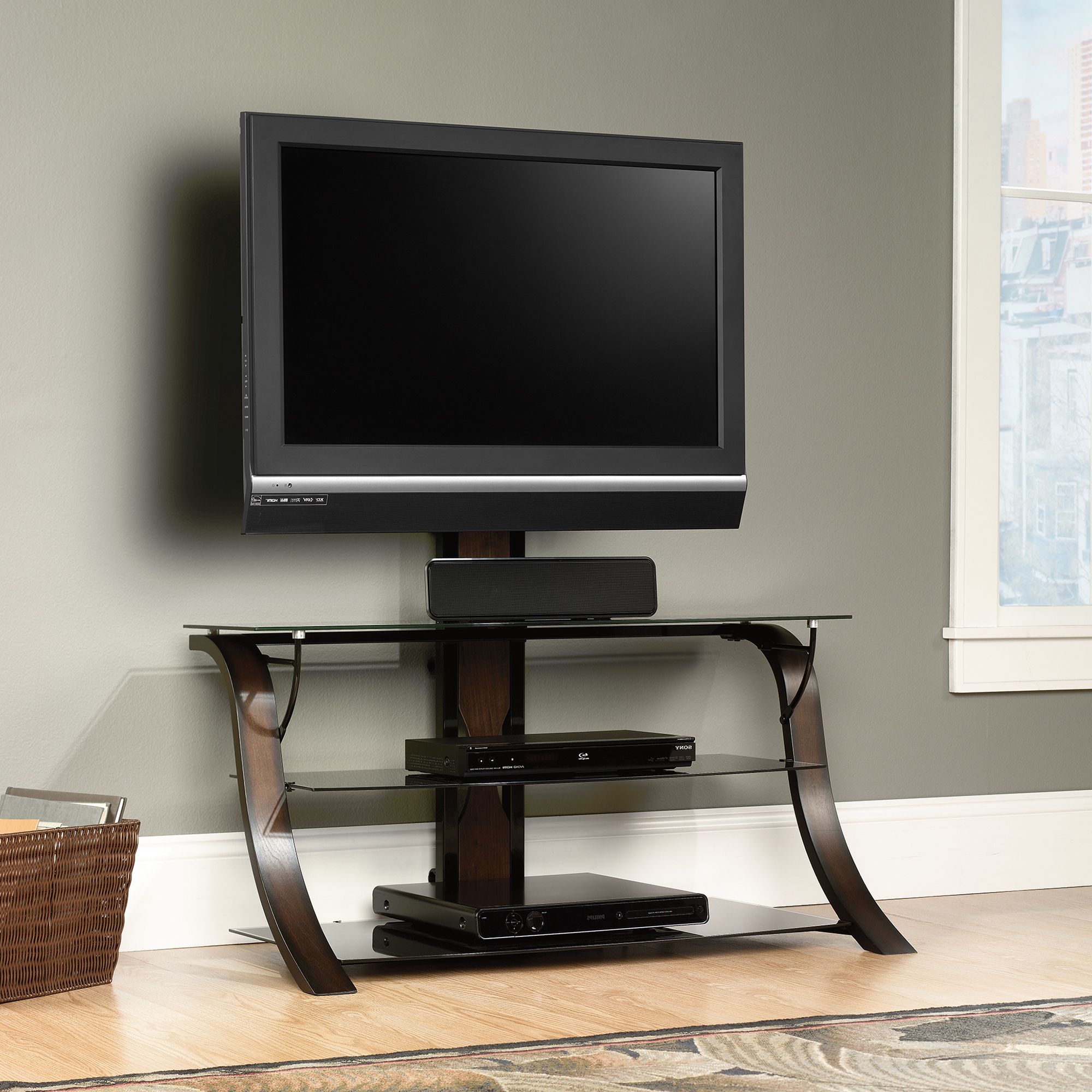 Wall Mounted Tv Stands For Flat Screens For Preferred Flat Panel Tv Stand With Mount Wall Cabinets Portable Stands For (View 16 of 20)