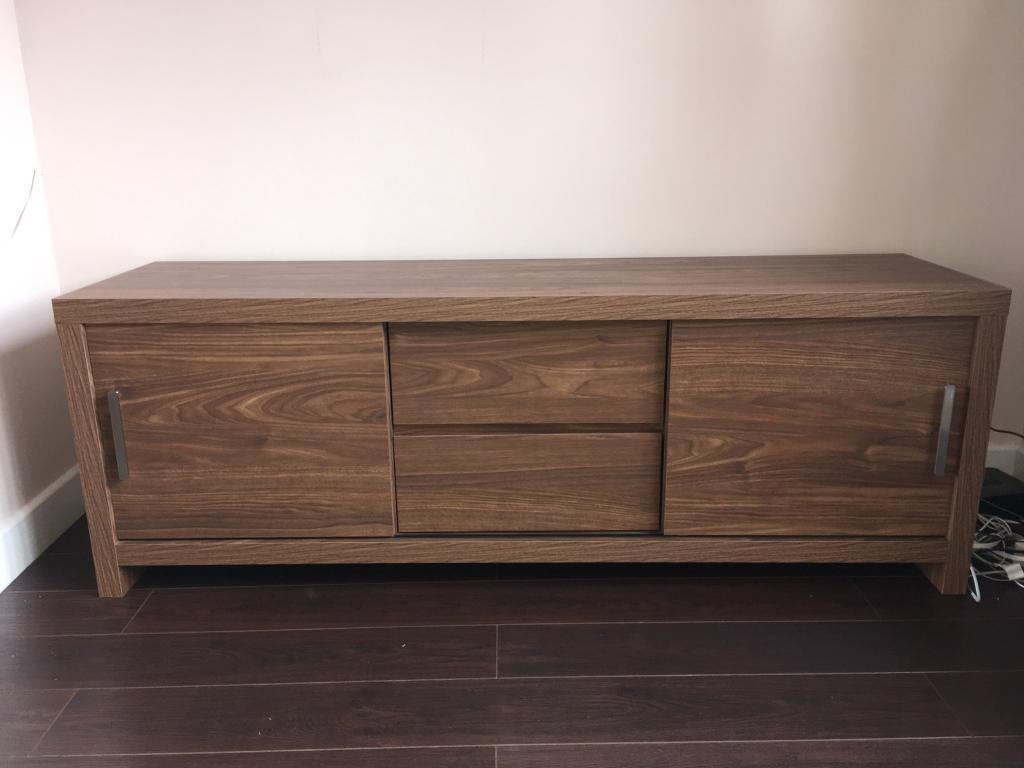 Walnut Tv Stands Intended For Most Up To Date Next Mode Walnut Tv Stand Storage Unit (Photo 11 of 20)