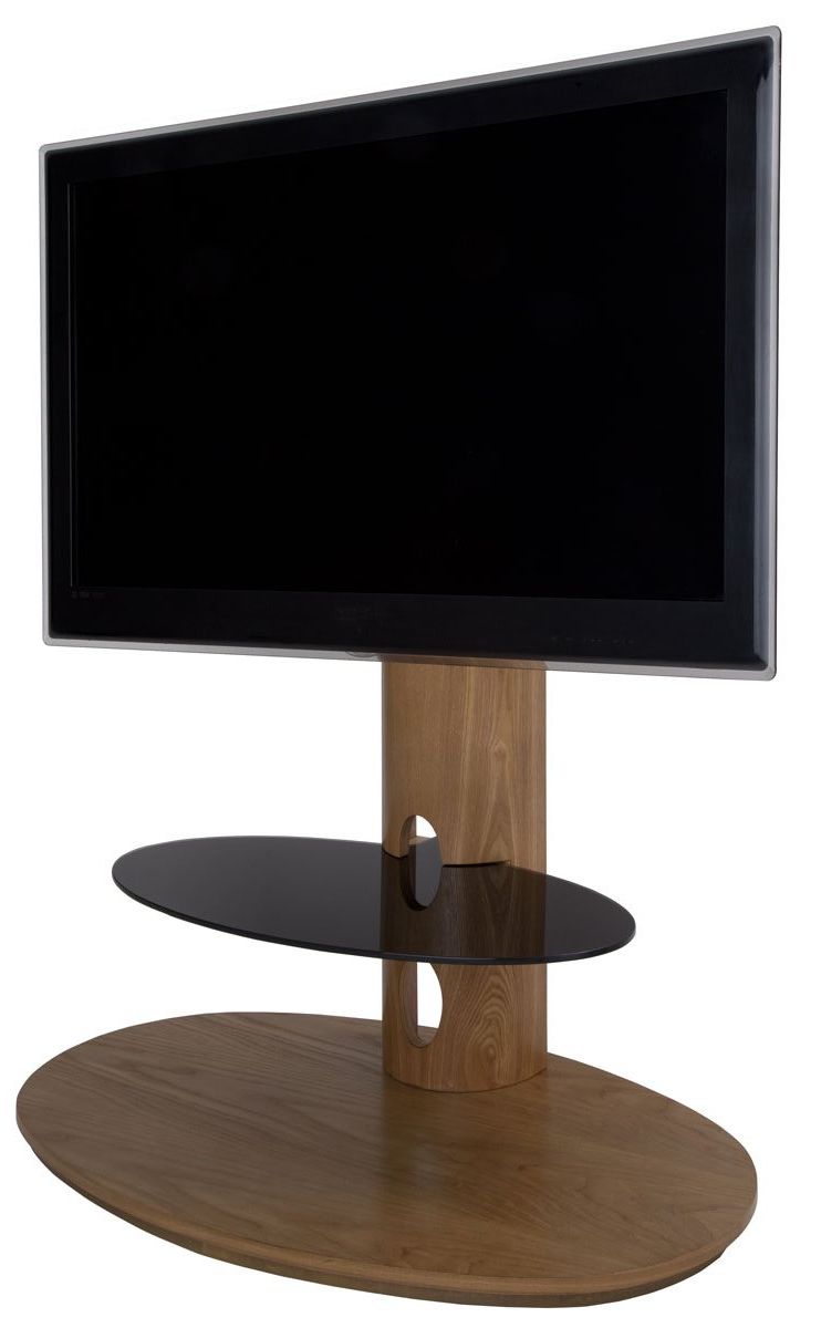 Well Known Cheap Cantilever Tv Stands Regarding Avf Chepstow Oak Cantilever Tv Stand (View 8 of 20)