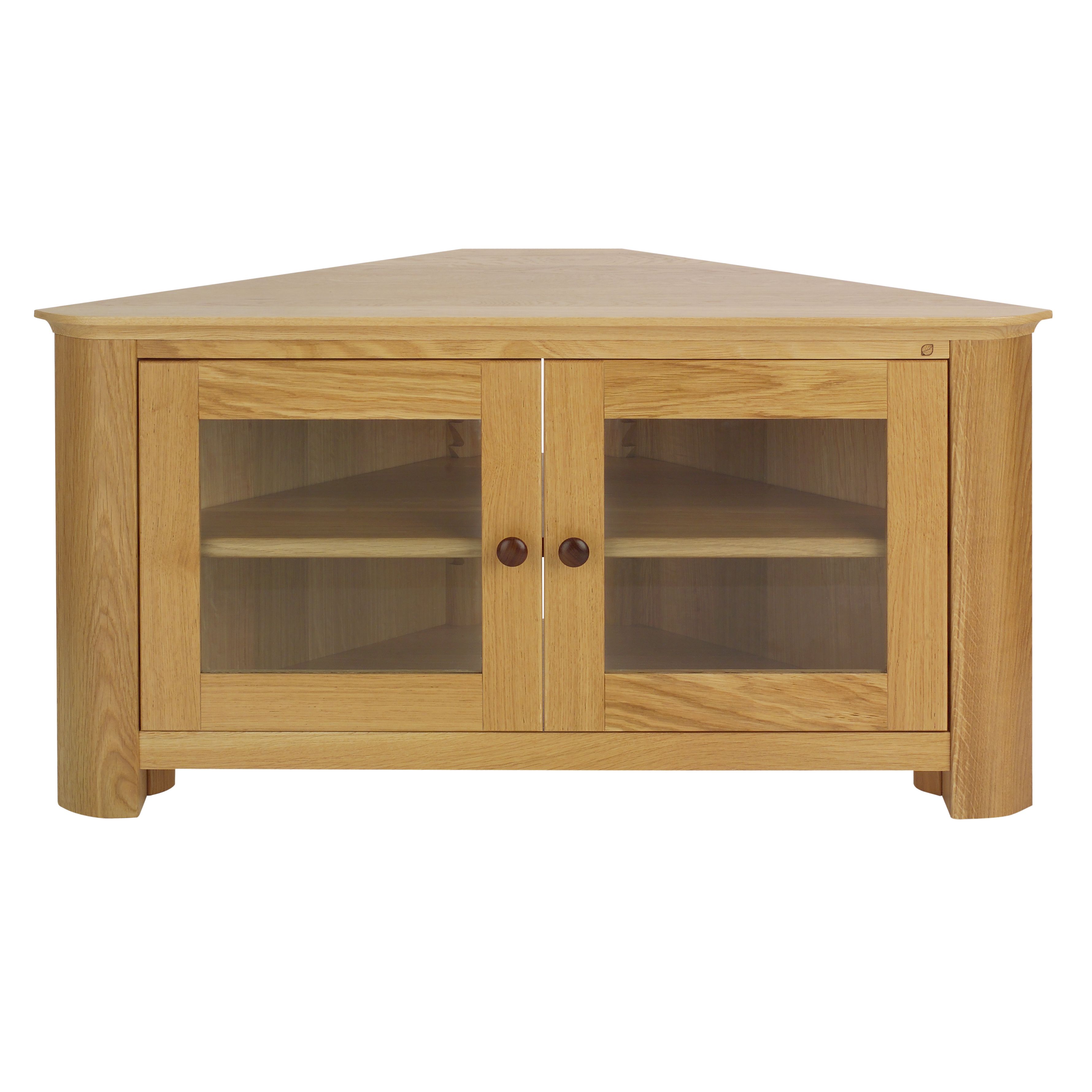 Well Known Corner Oak Tv Stands With Glass Doors – Corner Designs Throughout Corner Oak Tv Stands For Flat Screen (View 12 of 20)
