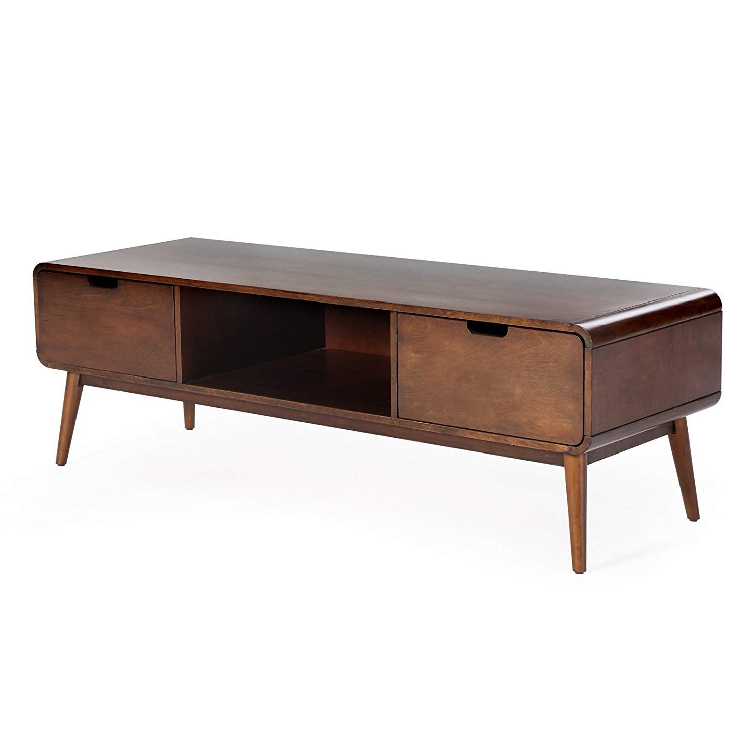 Well Known Draper 62 Inch Tv Stands In Amazon: Belham Living Carter Mid Century Modern Tv Stand (View 11 of 20)