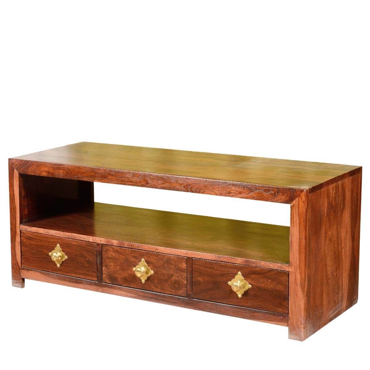 Well Known Hard Wood Tv Stands Intended For Dallas Contemporary Solid Wood Tv Stand Media Console (Photo 3 of 20)