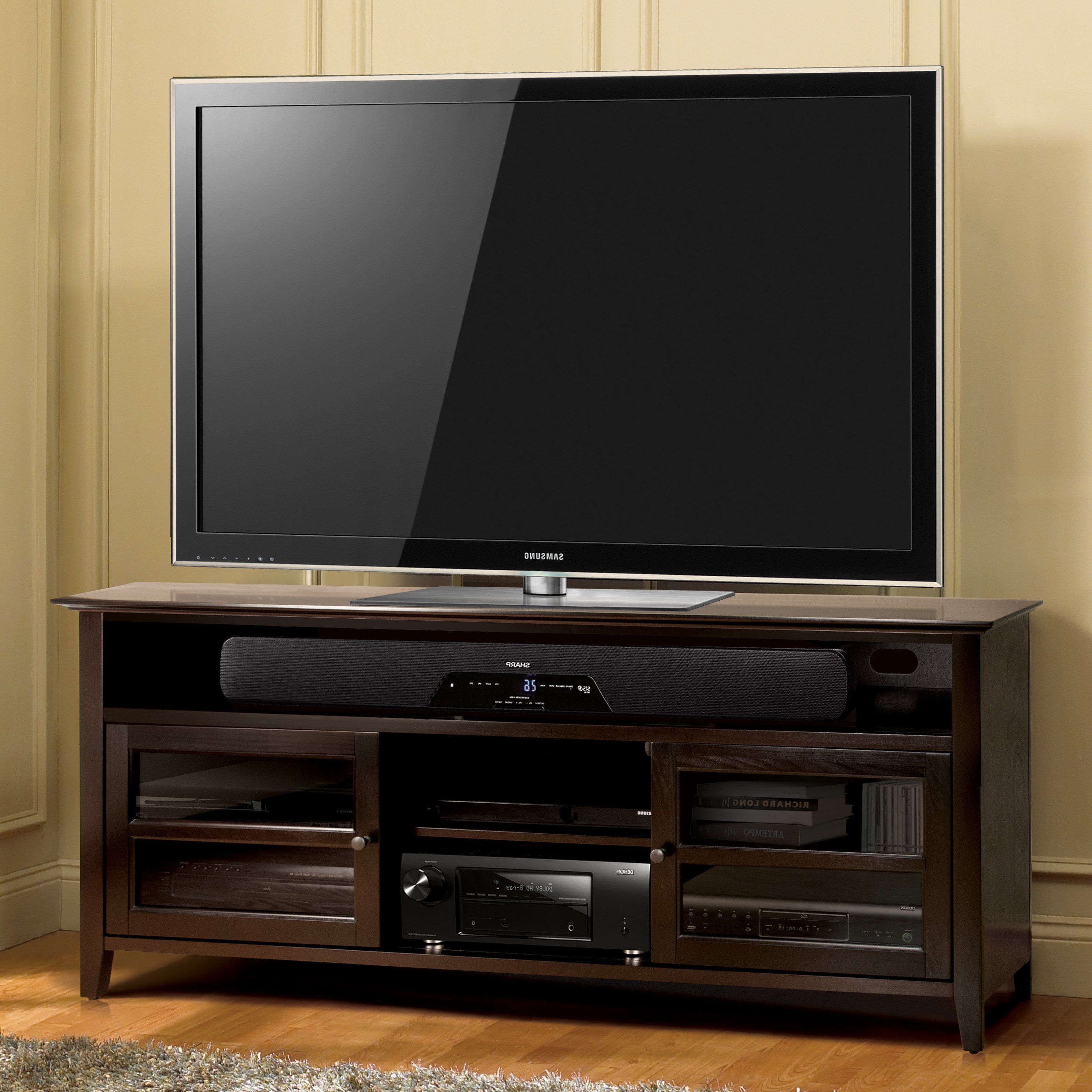 Well Known Kai 63 Inch Tv Stands Pertaining To Bello 63 In. Tv Stand – Dark Espresso (Photo 6 of 20)