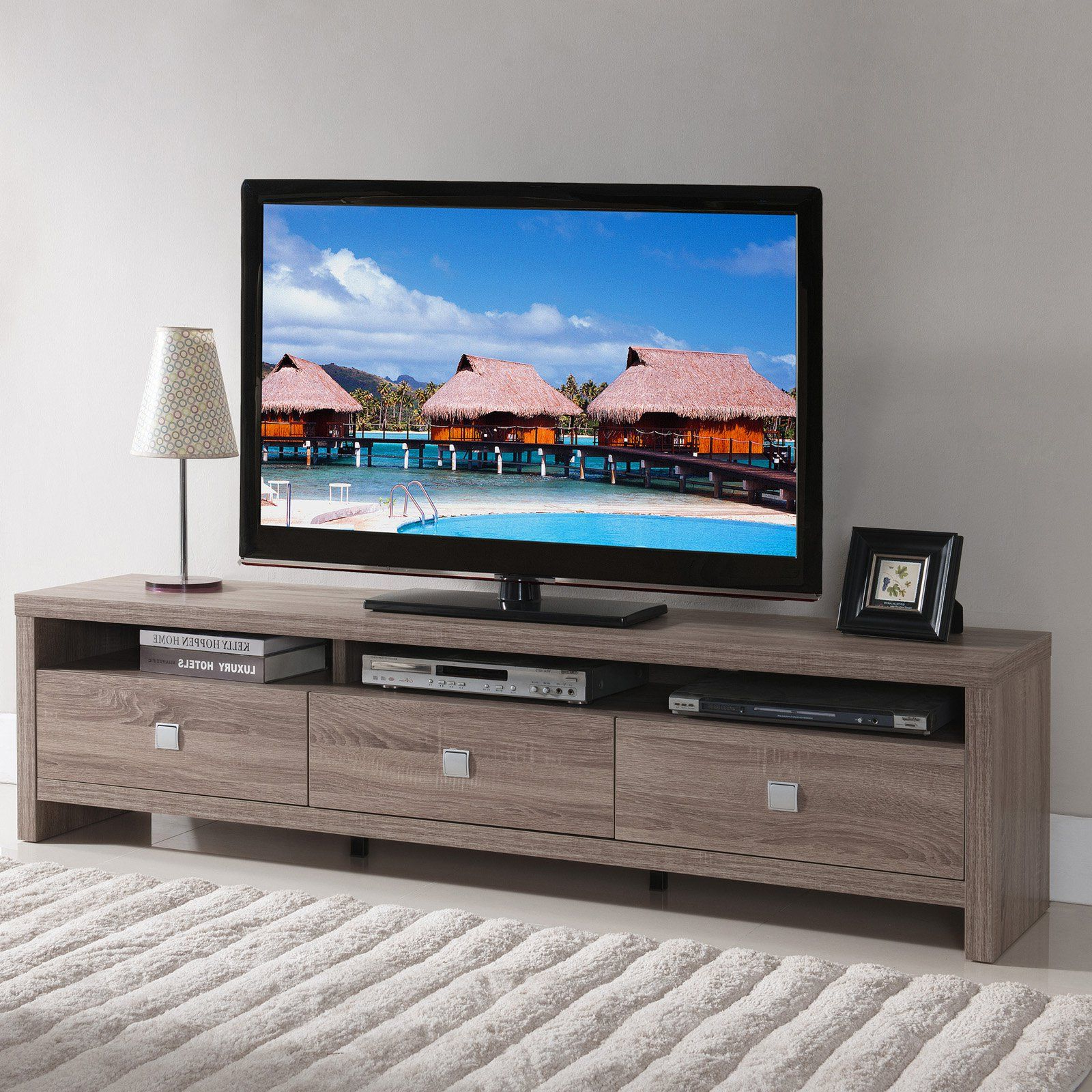 2024 Latest Kenzie 60 Inch Open Display Tv Stands
