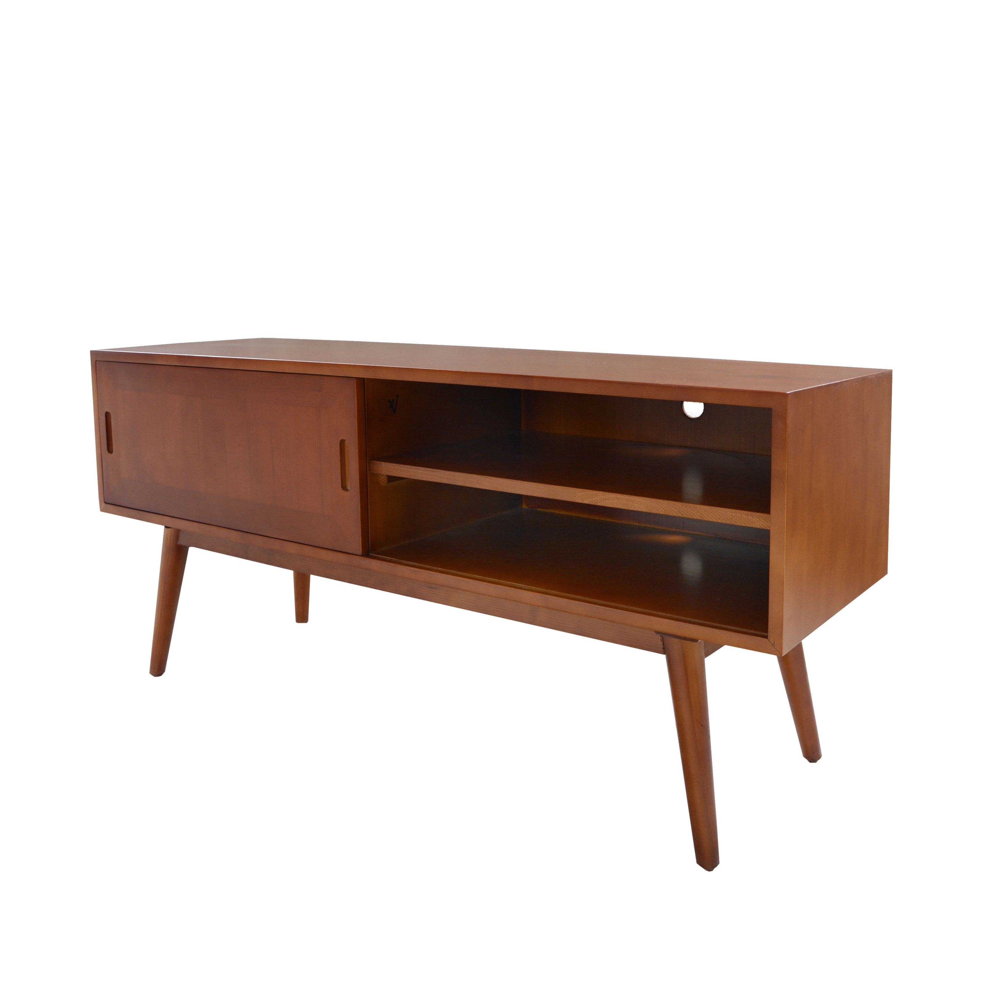 Well Known Modern Low Profile Tv Stands Regarding Modern & Contemporary Low Profile Media Console (View 1 of 20)