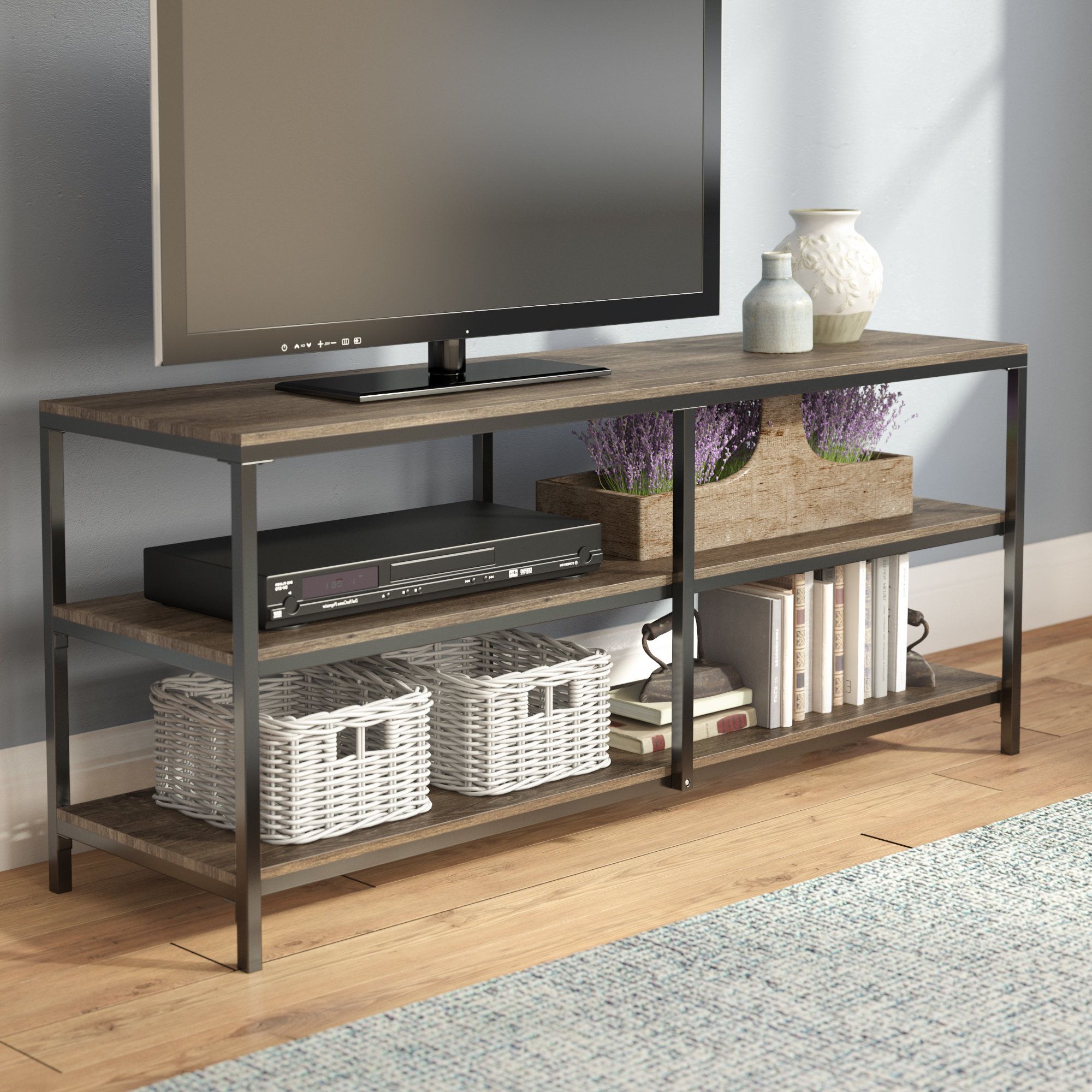 Well Known Natural Cane Media Console Tables Regarding Wicker Rattan Tv Stands (Photo 1 of 20)