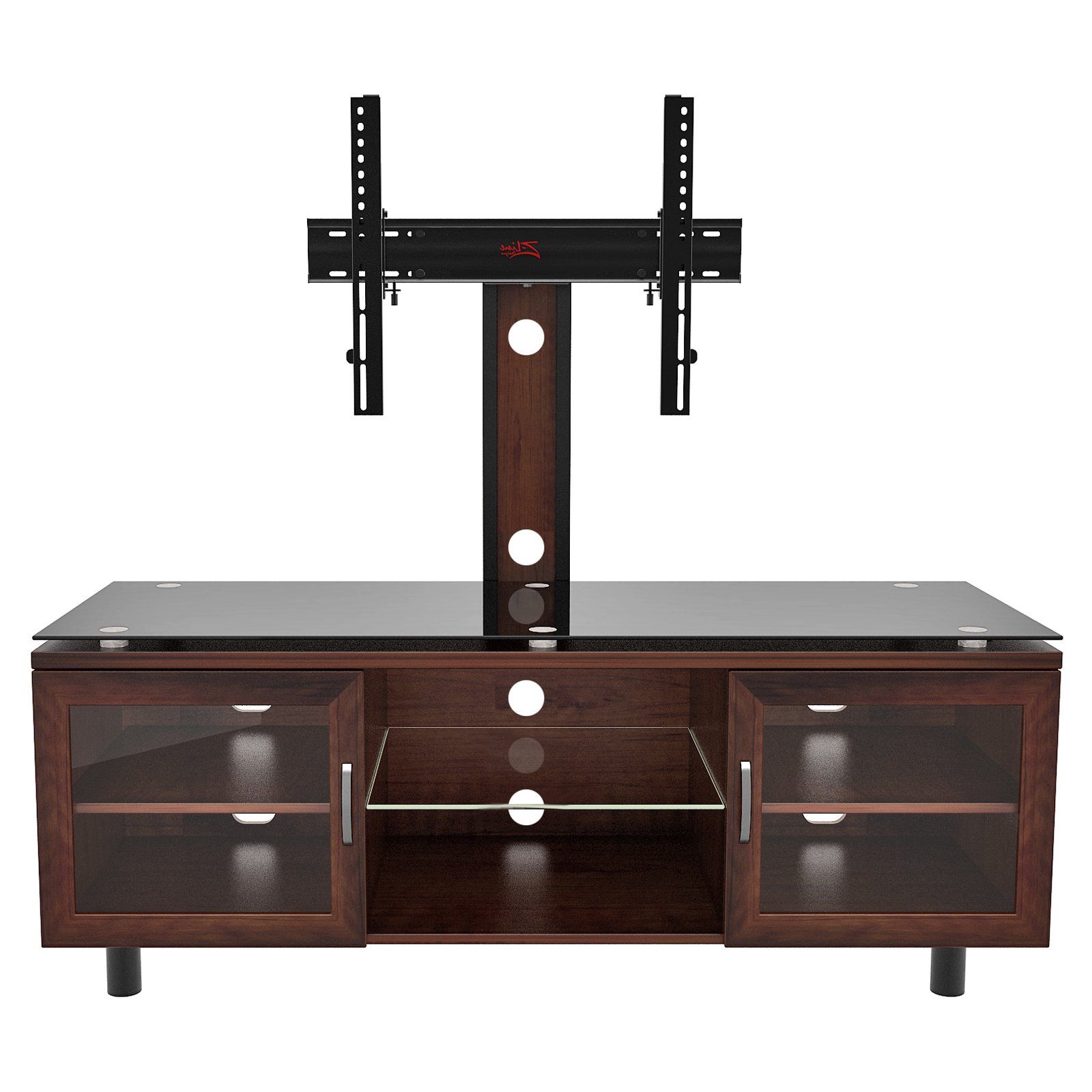 Well Known Positano Tv Stand With Integrated Mount For Tvs Up To 70", Espresso Intended For Expresso Tv Stands (View 20 of 20)