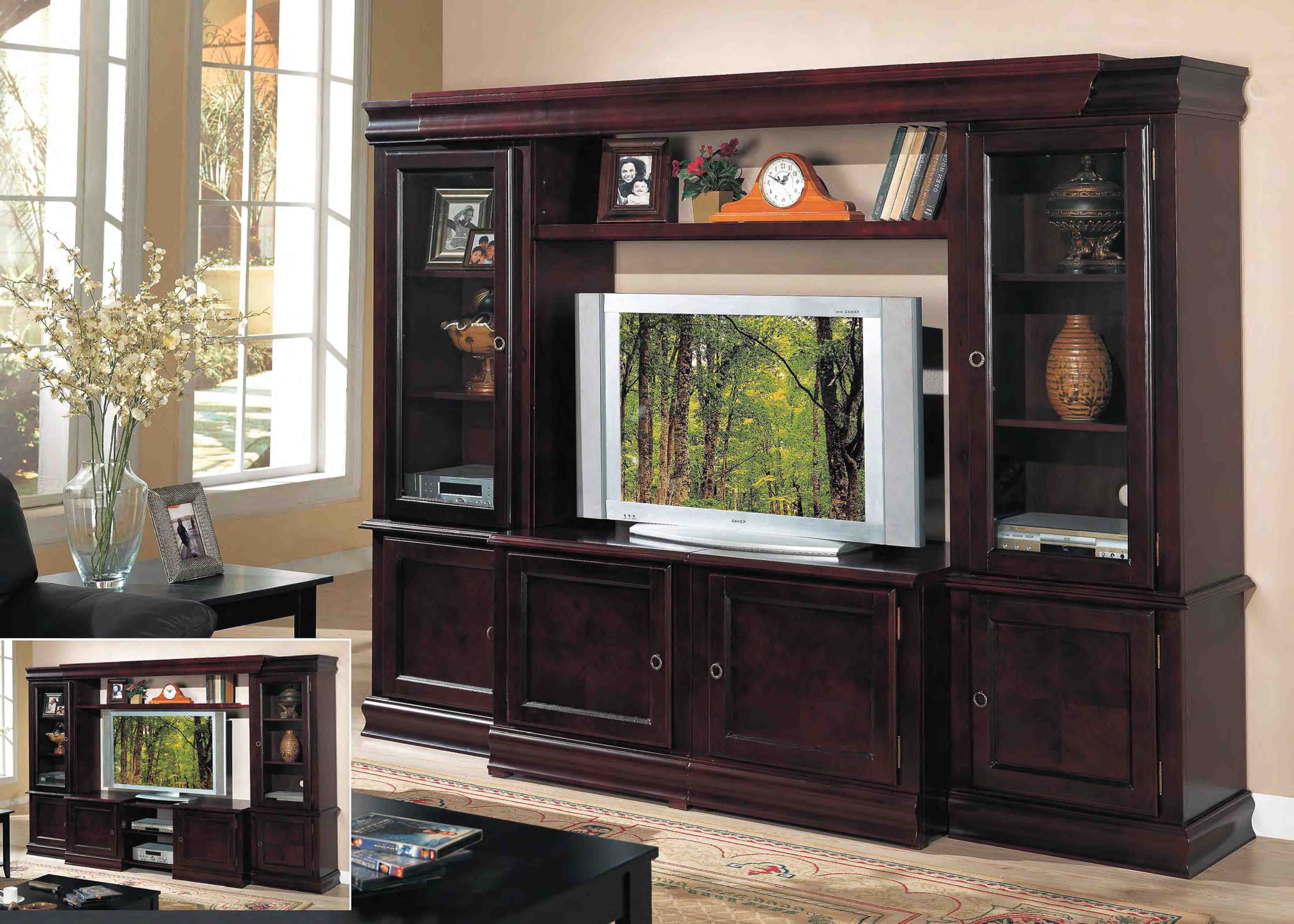 Featured Photo of 20 Photos Cherry Wood Tv Cabinets