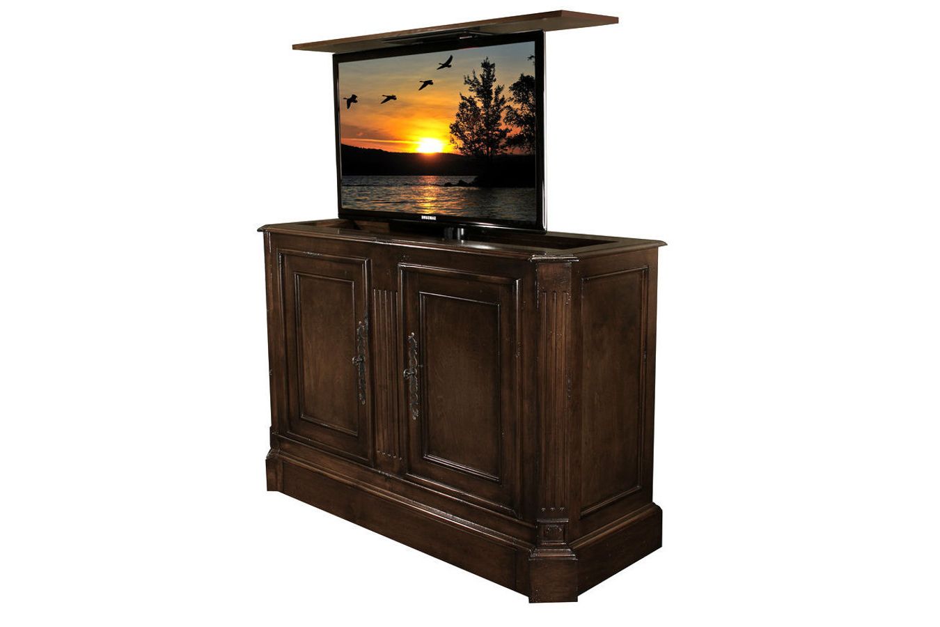 Well Liked Swivel Tv Riser With Flat Screen Tv Riser (Photo 11 of 20)