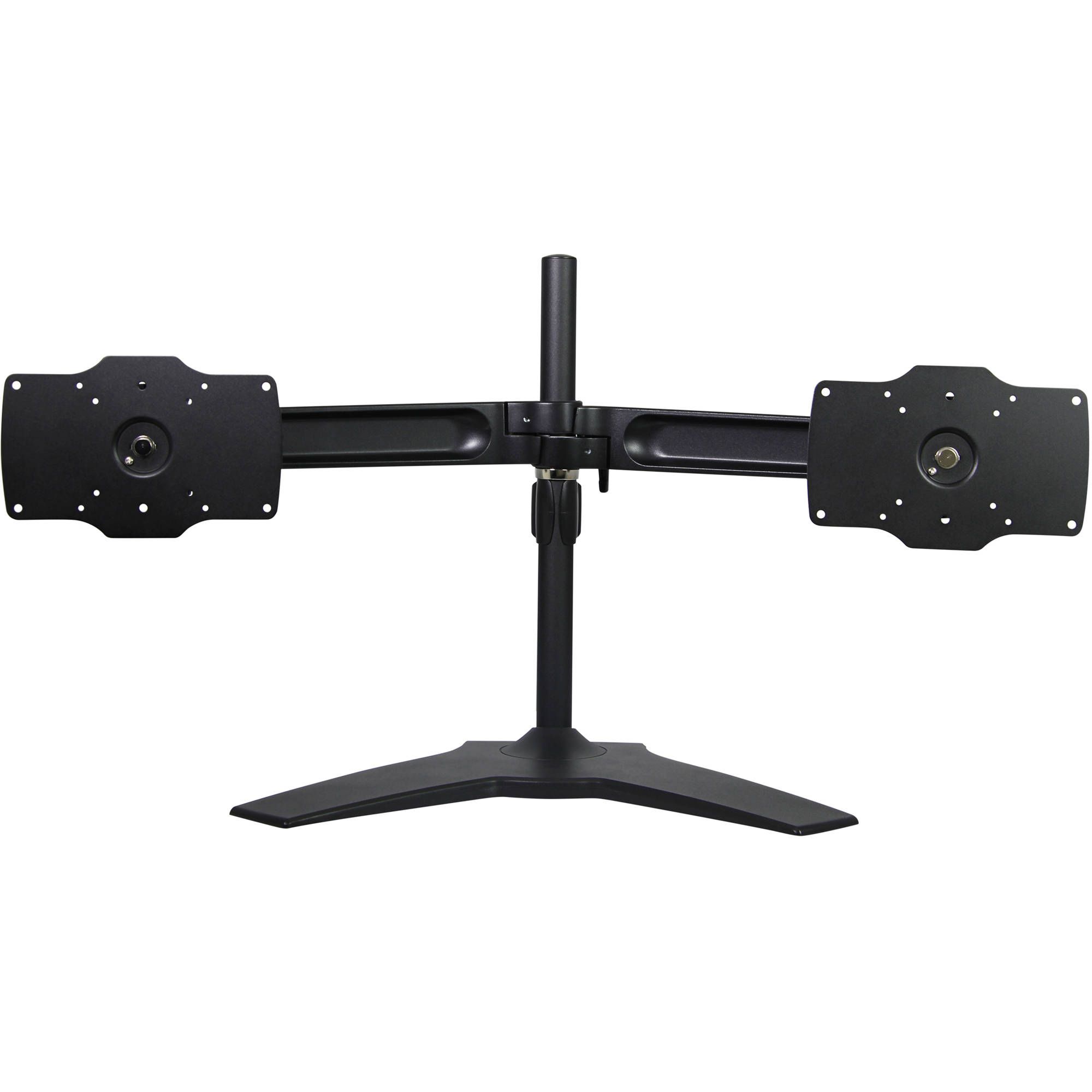 Widely Used Dyconn Raven De732s S Double Tv / Monitor Desk Mount Stand Raven Inside Dual Tv Stands (View 10 of 20)