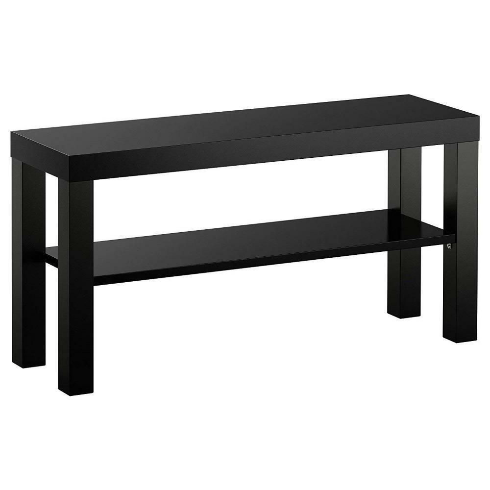 Widely Used Ikea 502.432.99 Lack Tv Bench Tv Stand For Plasma, Black Regarding Bench Tv Stands (Photo 11 of 20)