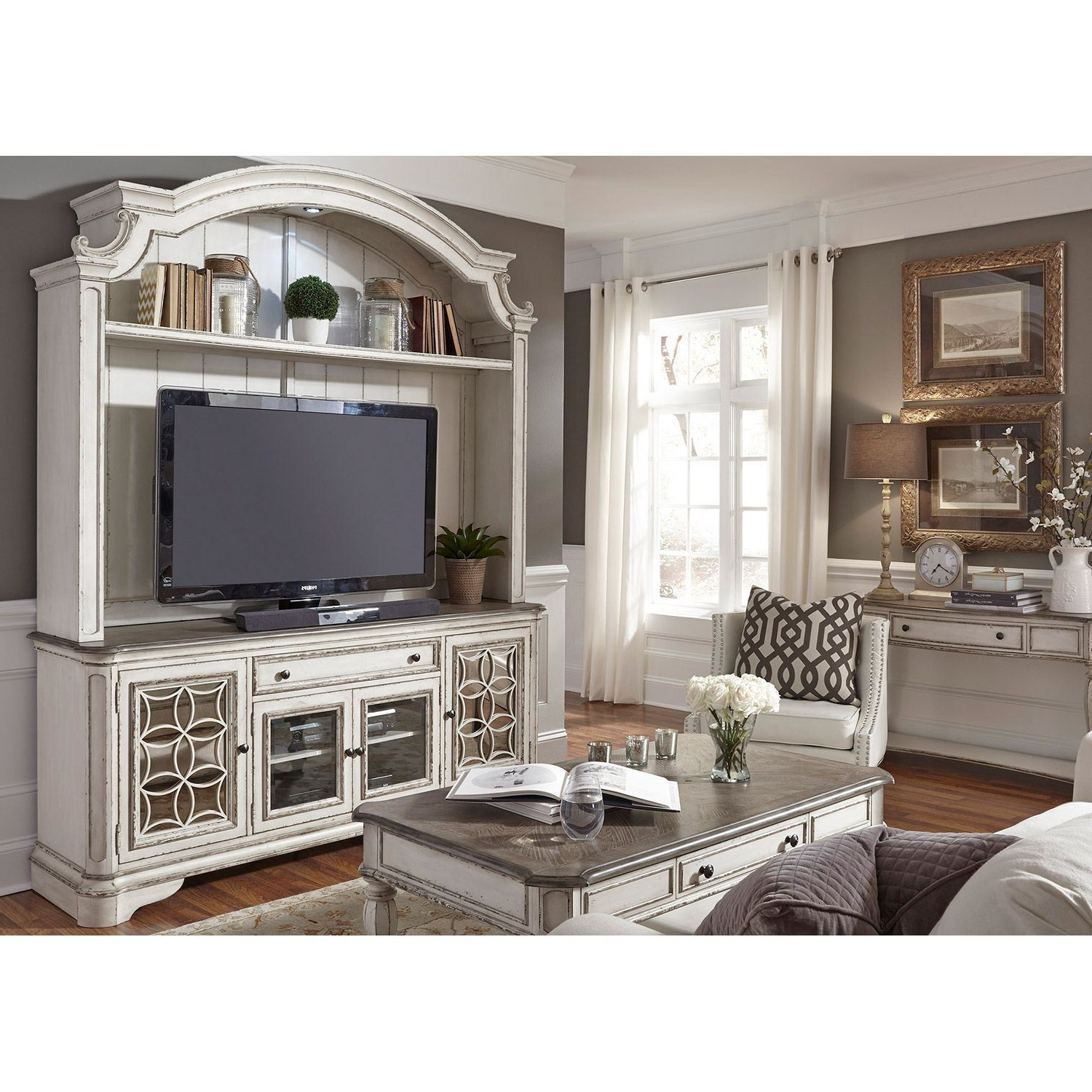 Widely Used Tv Hutch Cabinets With Magnolia Manor Tv Stand With Hutch (Photo 17 of 20)