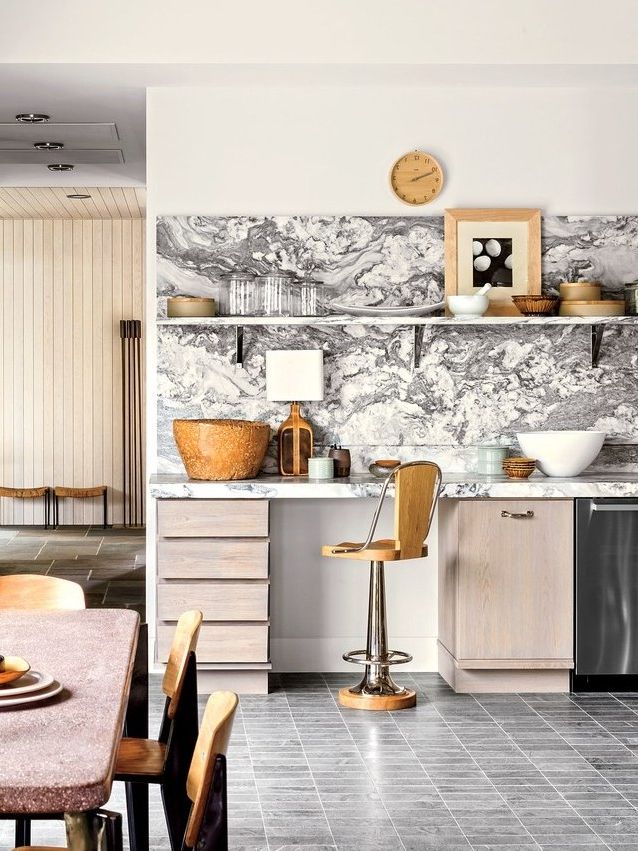 23 Kitchen Tile Backsplash Ideas, Design, & Inspiration Inside Most Current Presson 3 Piece Counter Height Dining Sets (View 13 of 20)