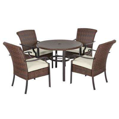 Bar Height – Patio Dining Sets – Patio Dining Furniture – The Home Depot For Most Popular Bate Red Retro 3 Piece Dining Sets (Photo 11 of 20)