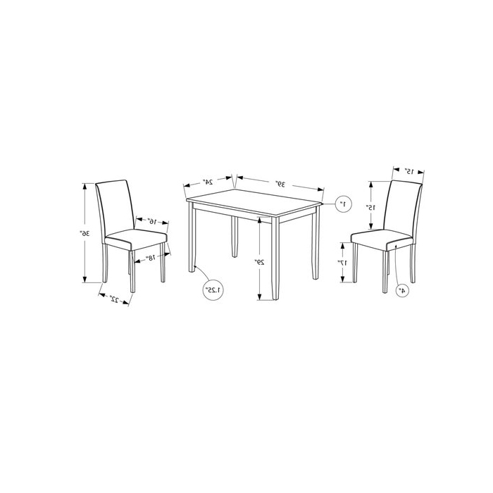 Famous Baillie 3 Piece Dining Sets Regarding Latitude Run Baillie 3 Piece Dining Set & Reviews (Photo 11 of 20)