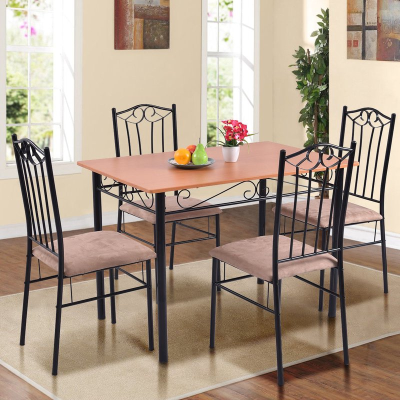 Fleur De Lis Living Rossi 5 Piece Dining Set & Reviews (Photo 1 of 20)