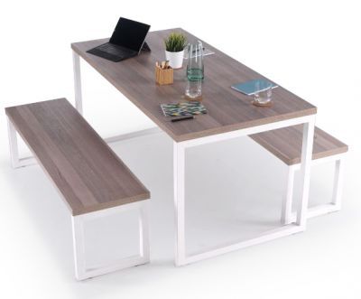 Kaelin 5 Piece Dining Sets Within Most Recent Bench Dining Set – Kaelin – Cafe Reality (View 3 of 20)