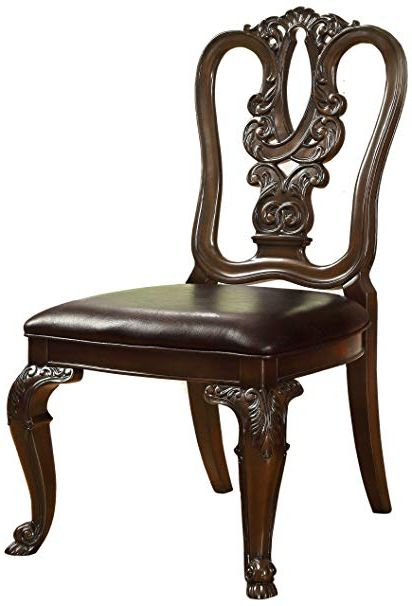 Linette 5 Piece Dining Table Sets In Well Known Amazon – Furniture Of America Linette Wooden Dining Side Chair (View 20 of 20)