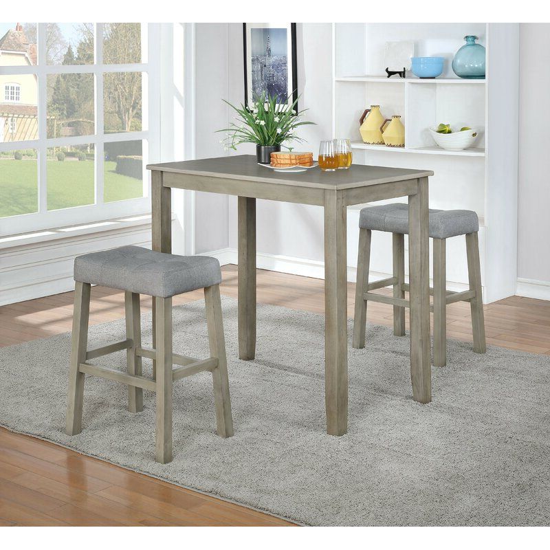 Nutter 3 Piece Dining Sets Regarding Most Recent Ophelia & Co (View 14 of 20)
